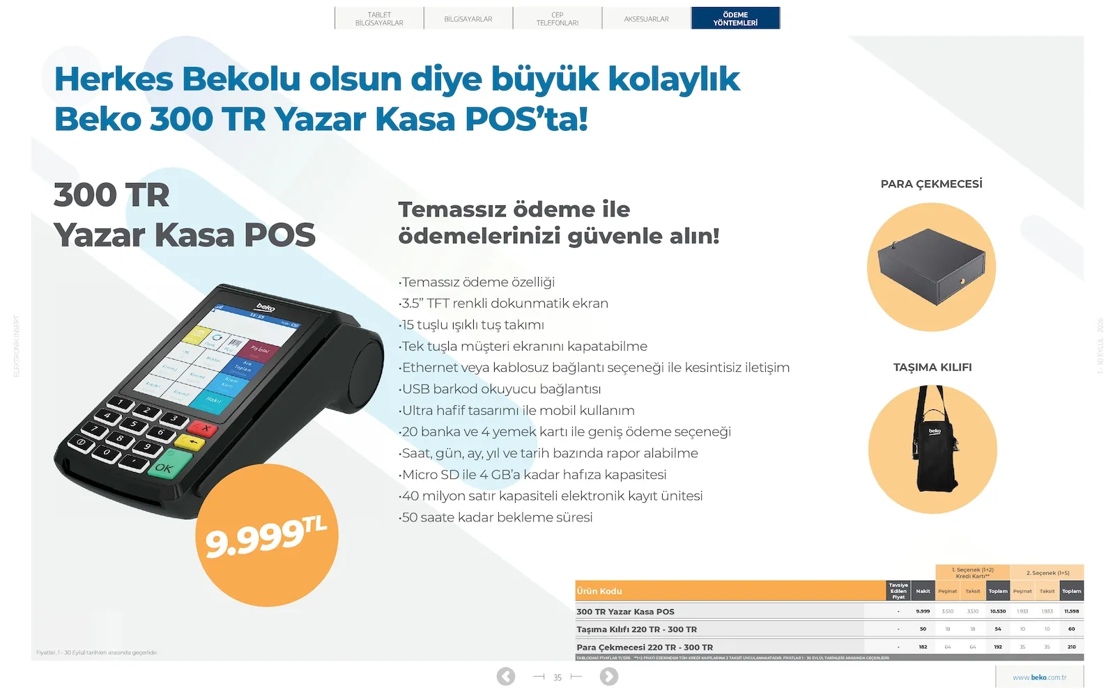 Beko broşürü sayfa 35