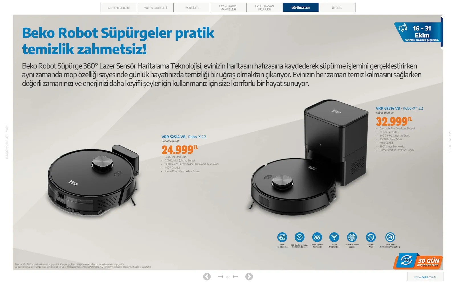 Beko broşürü sayfa 37