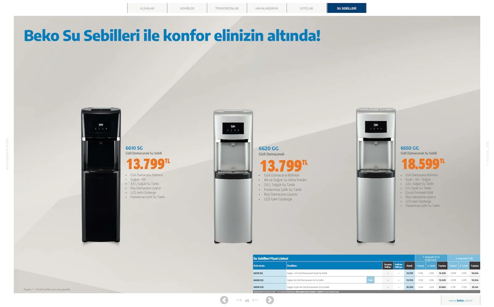 Beko broşürü sayfa 49