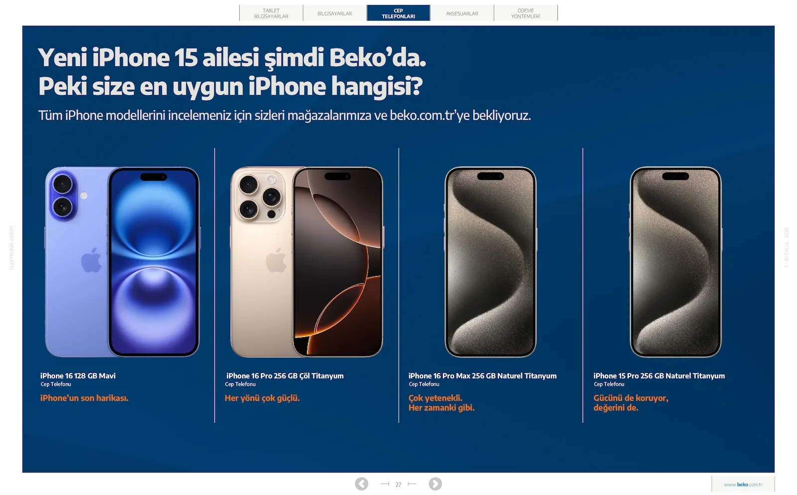 Beko broşürü sayfa 27