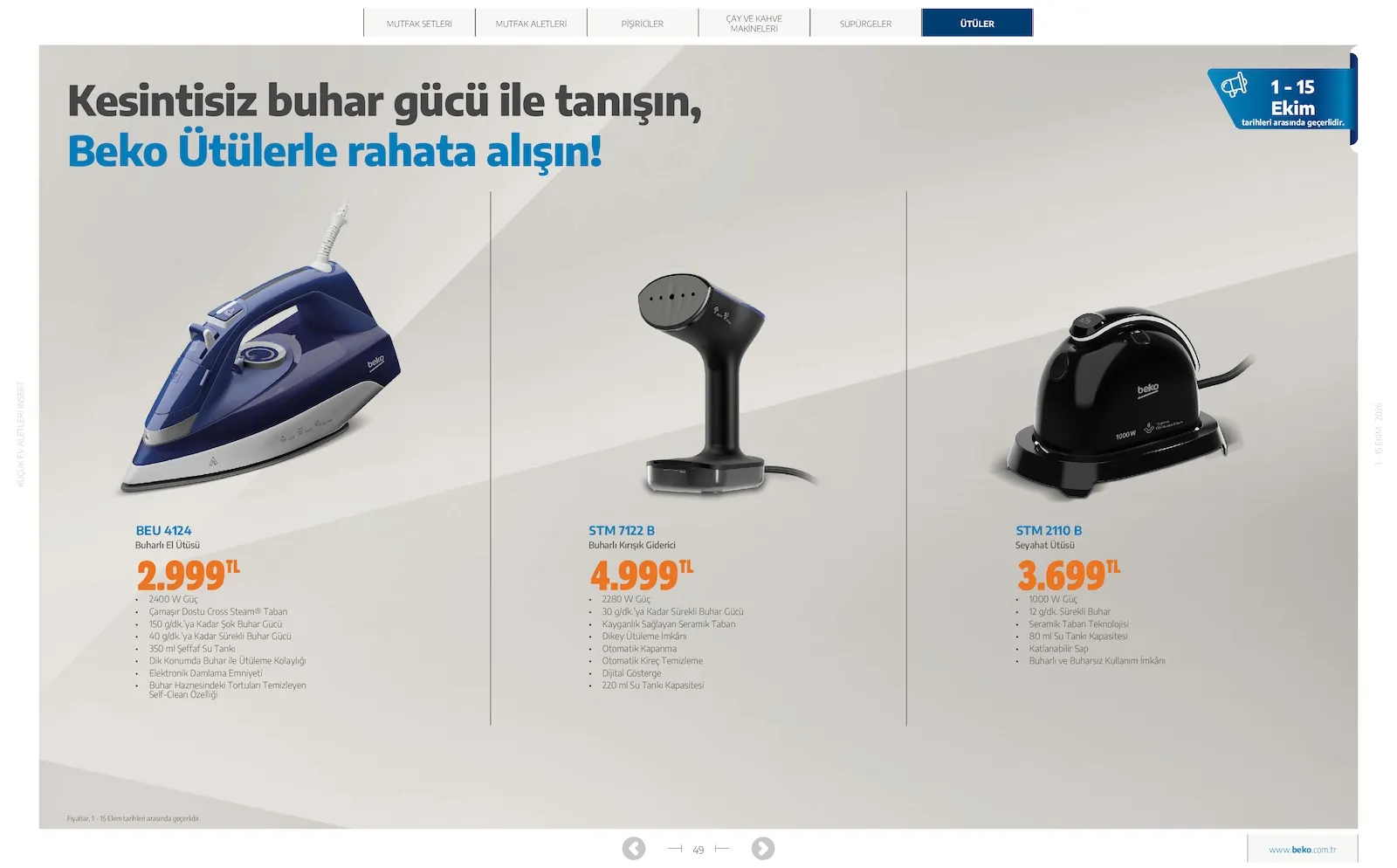Beko broşürü sayfa 49