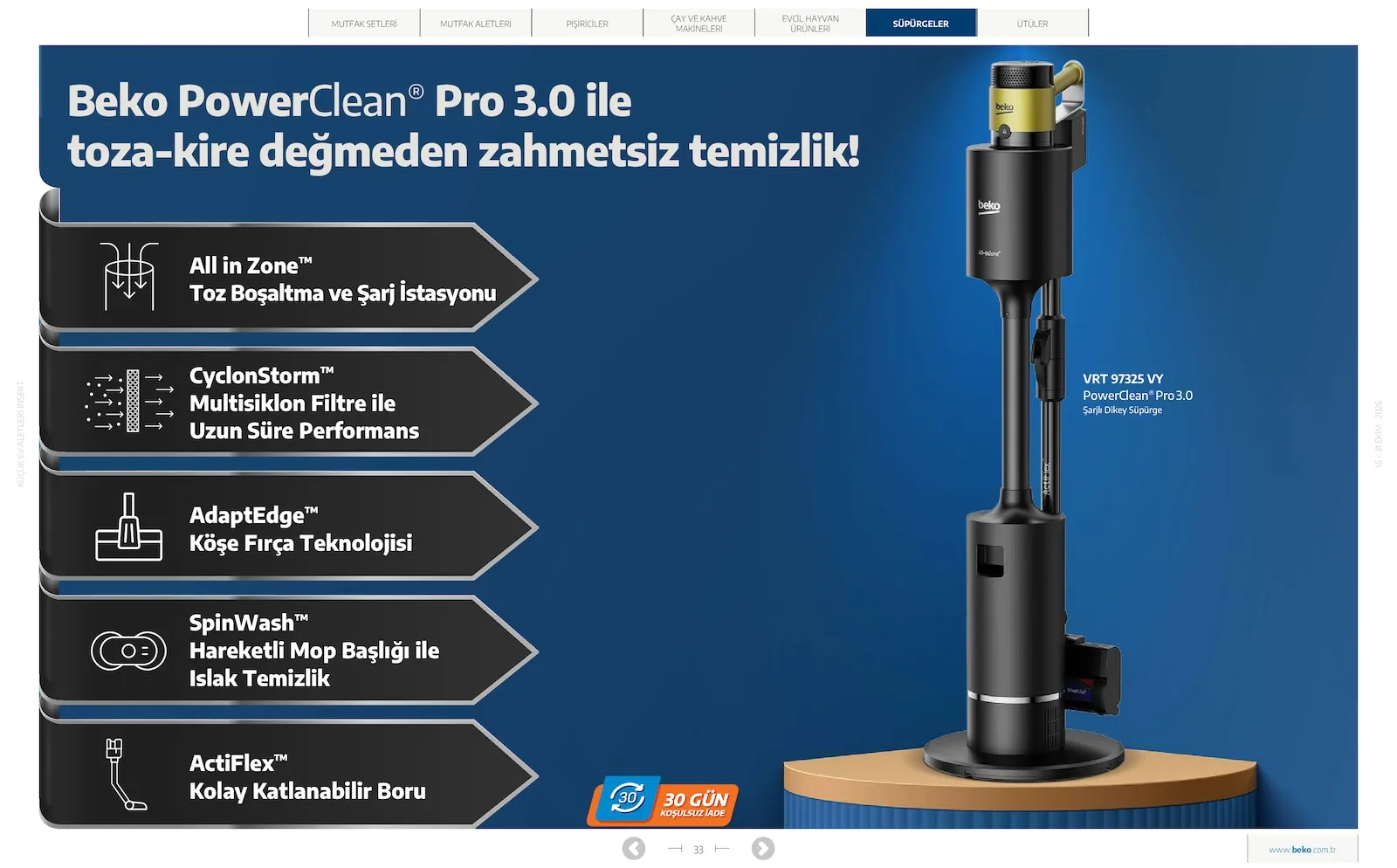 Beko broşürü sayfa 33