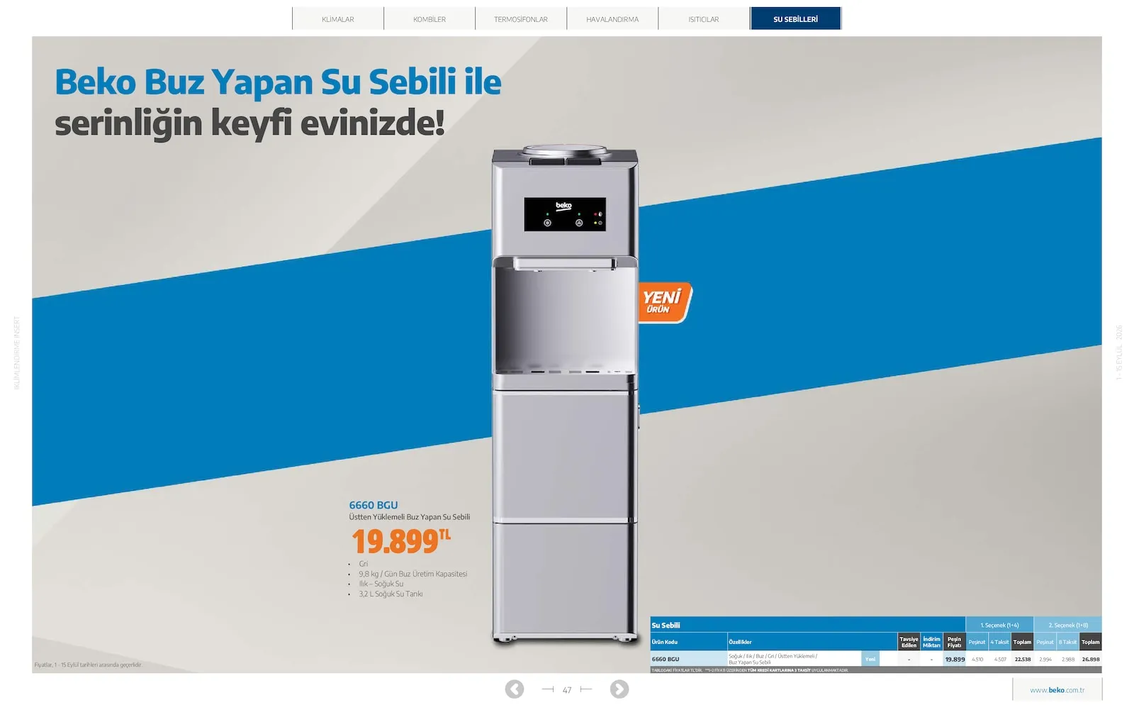 Beko broşürü sayfa 47