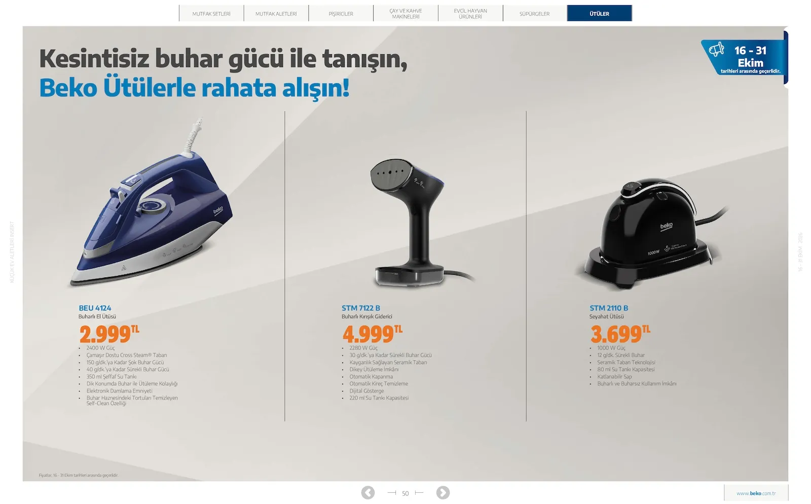 Beko broşürü sayfa 50