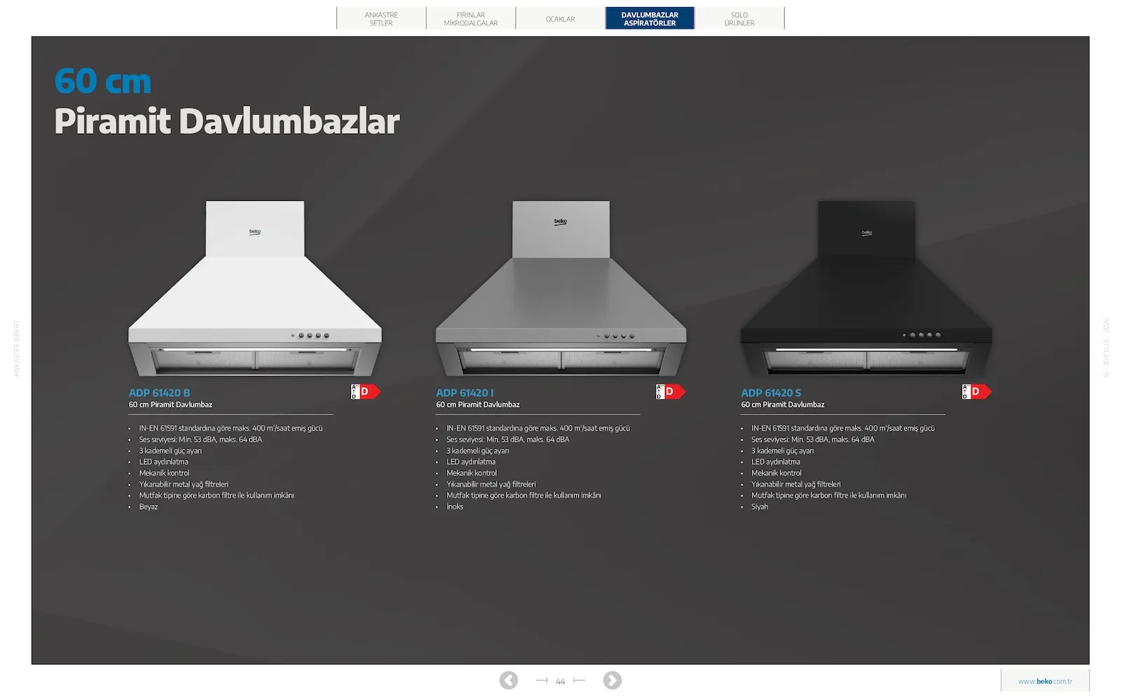 Beko broşürü sayfa 44