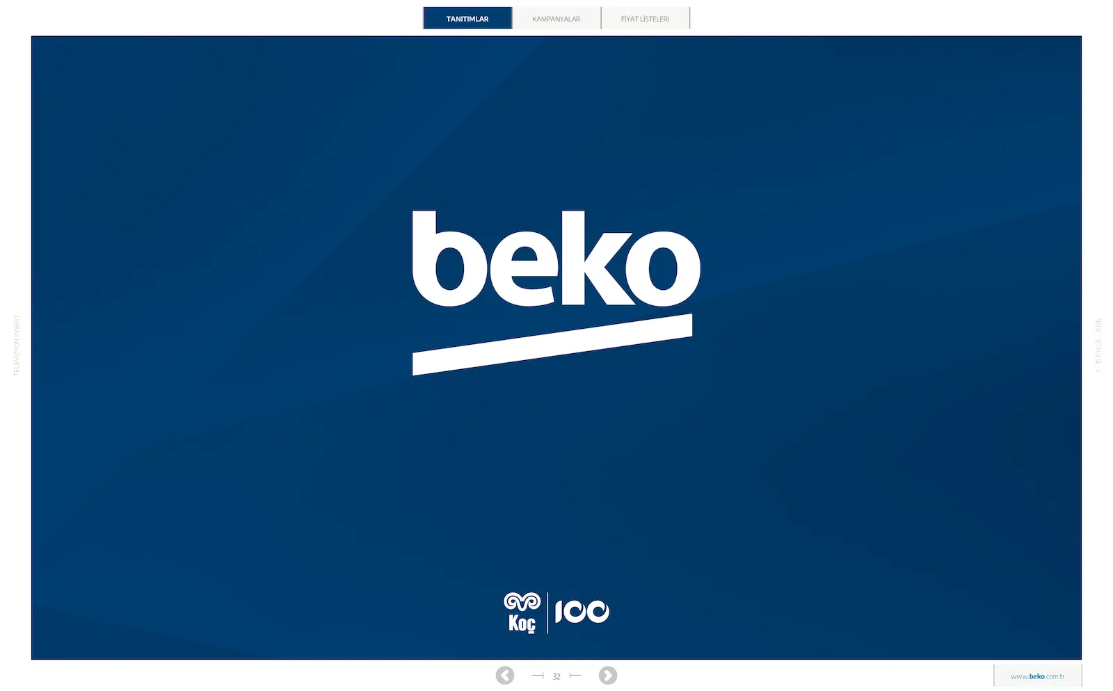 Beko broşürü sayfa 32