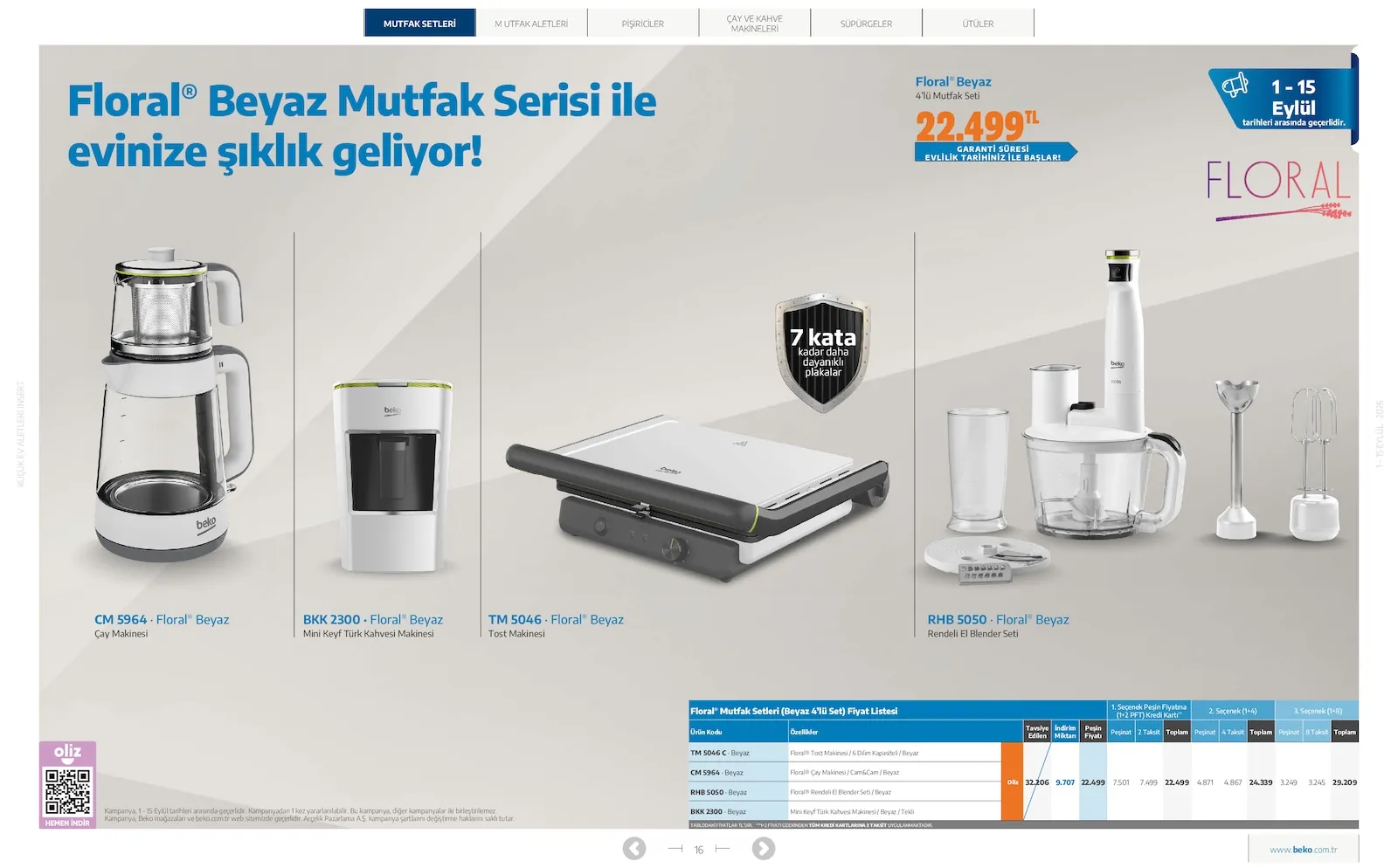 Beko broşürü sayfa 16