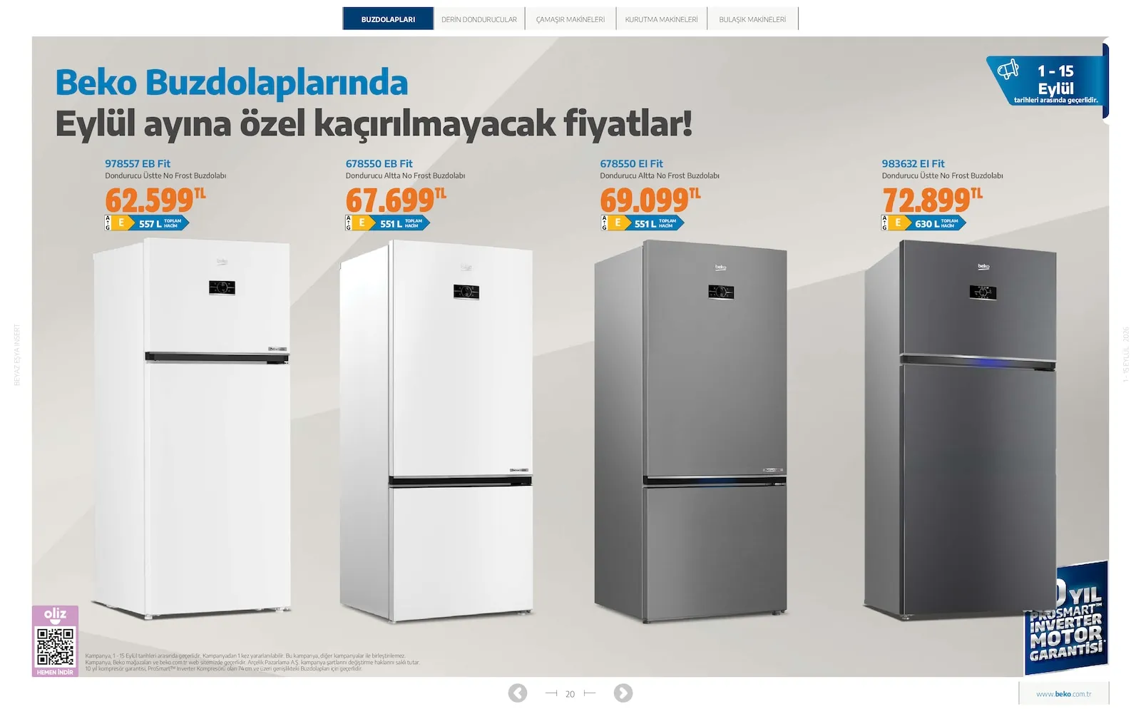 Beko broşürü sayfa 20