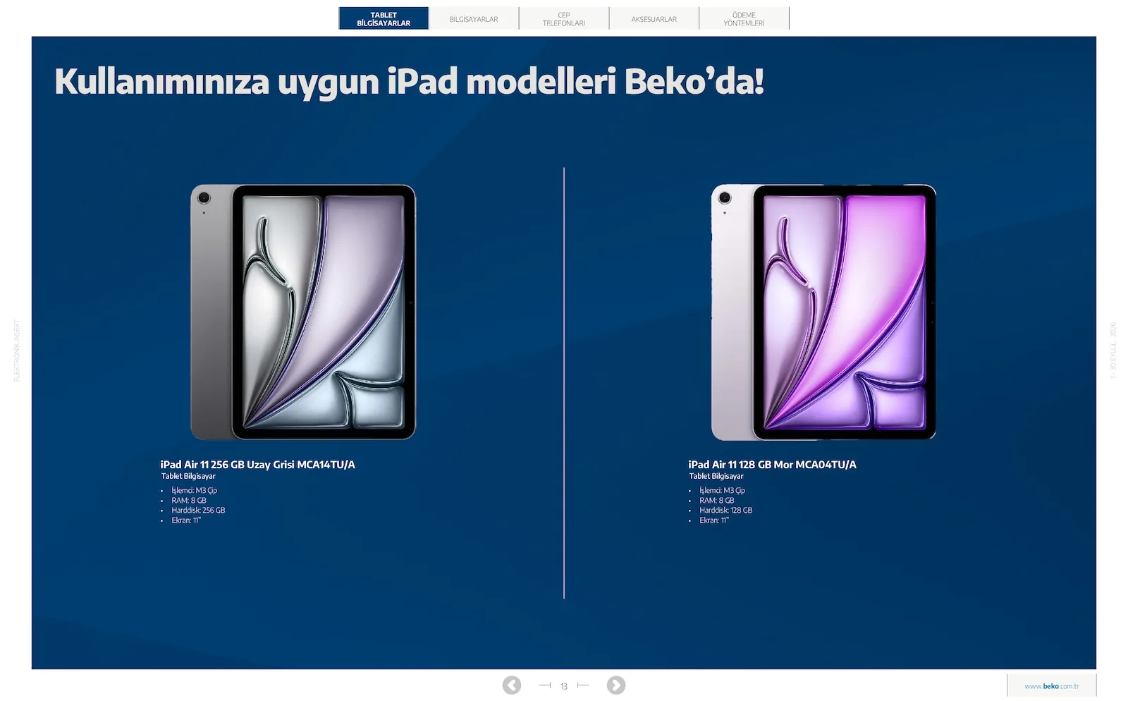 Beko broşürü sayfa 13
