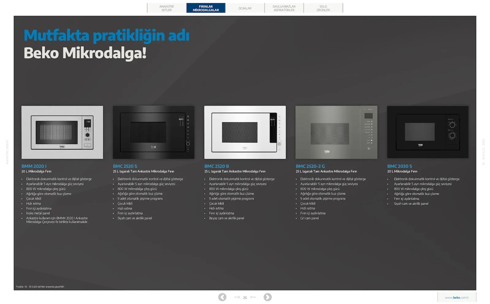 Beko broşürü sayfa 26