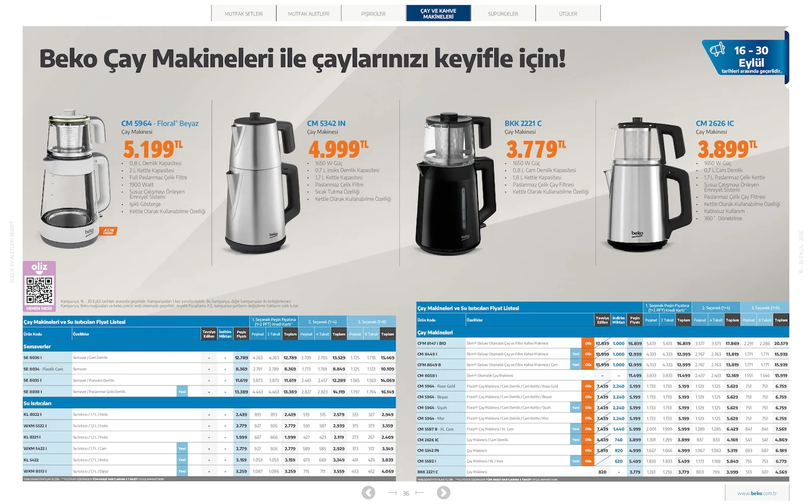 Beko broşürü sayfa 36