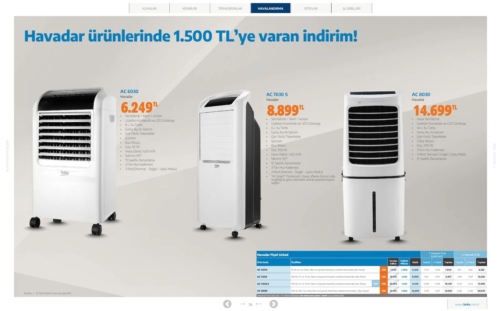 Beko broşürü sayfa 34