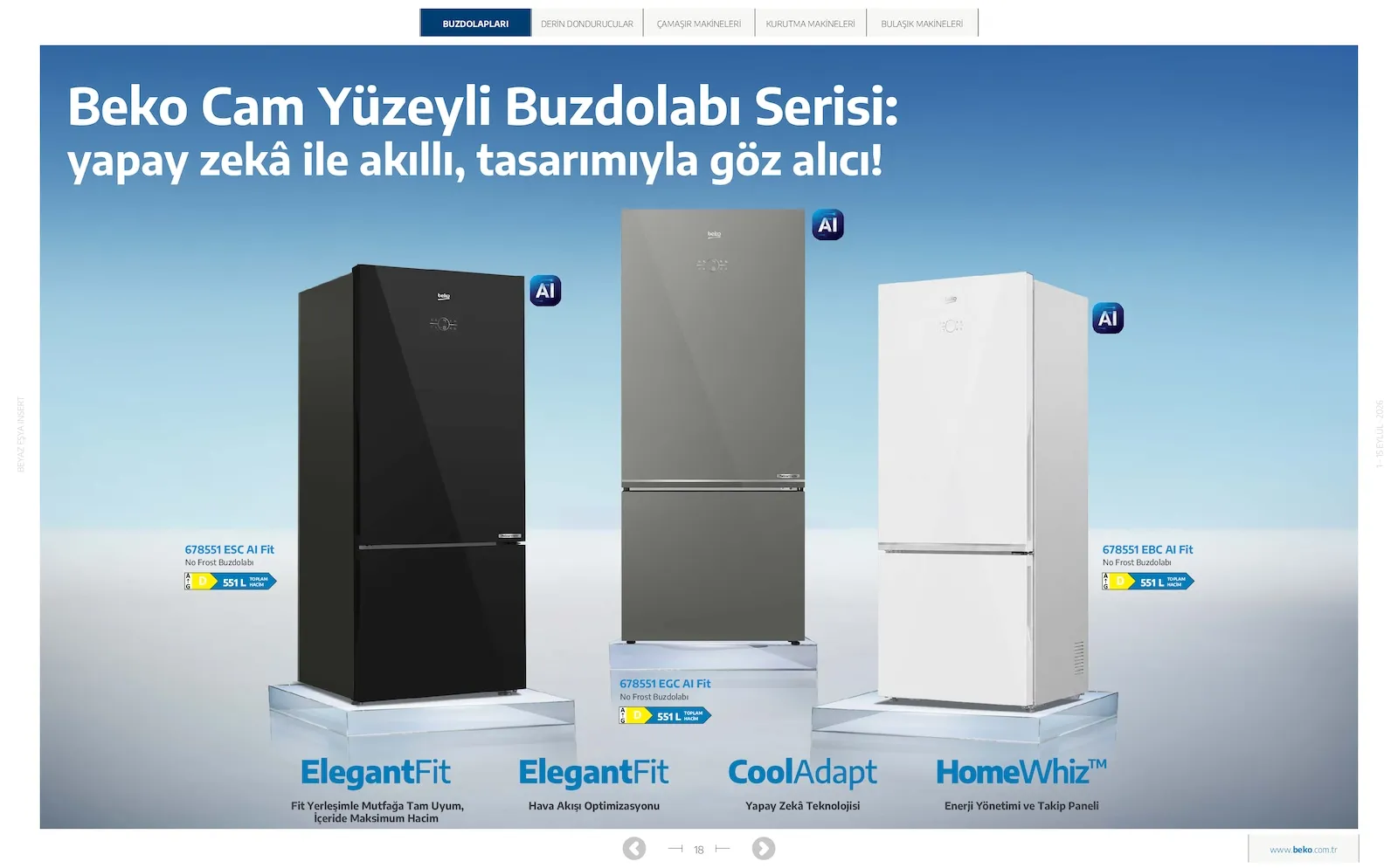 Beko broşürü sayfa 18