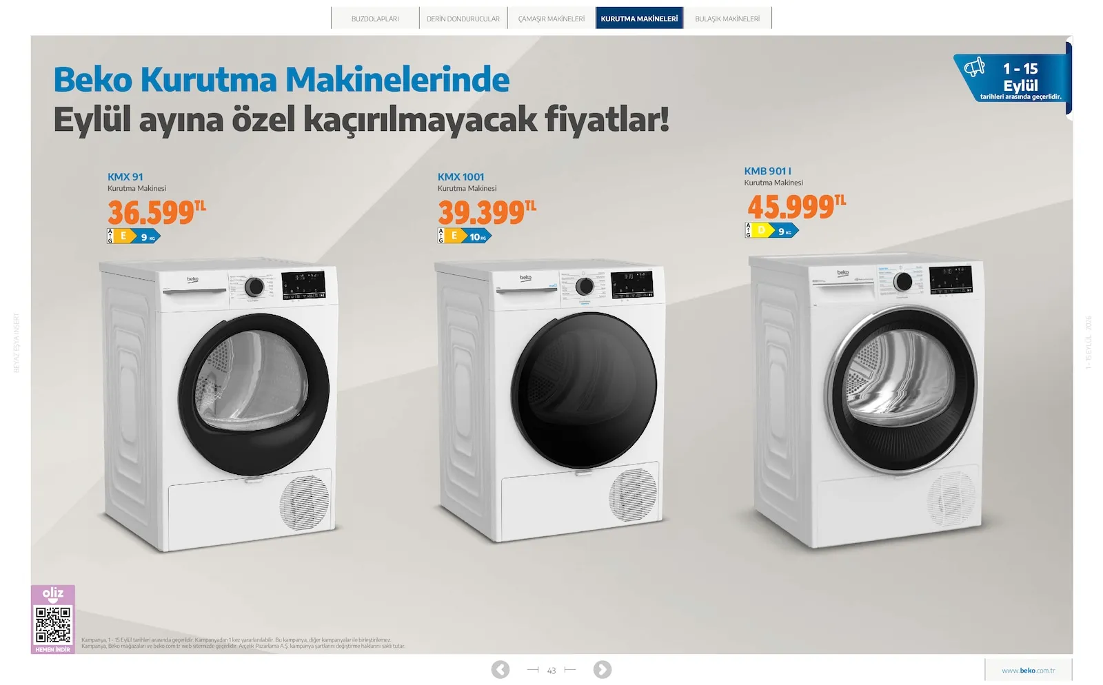 Beko broşürü sayfa 43