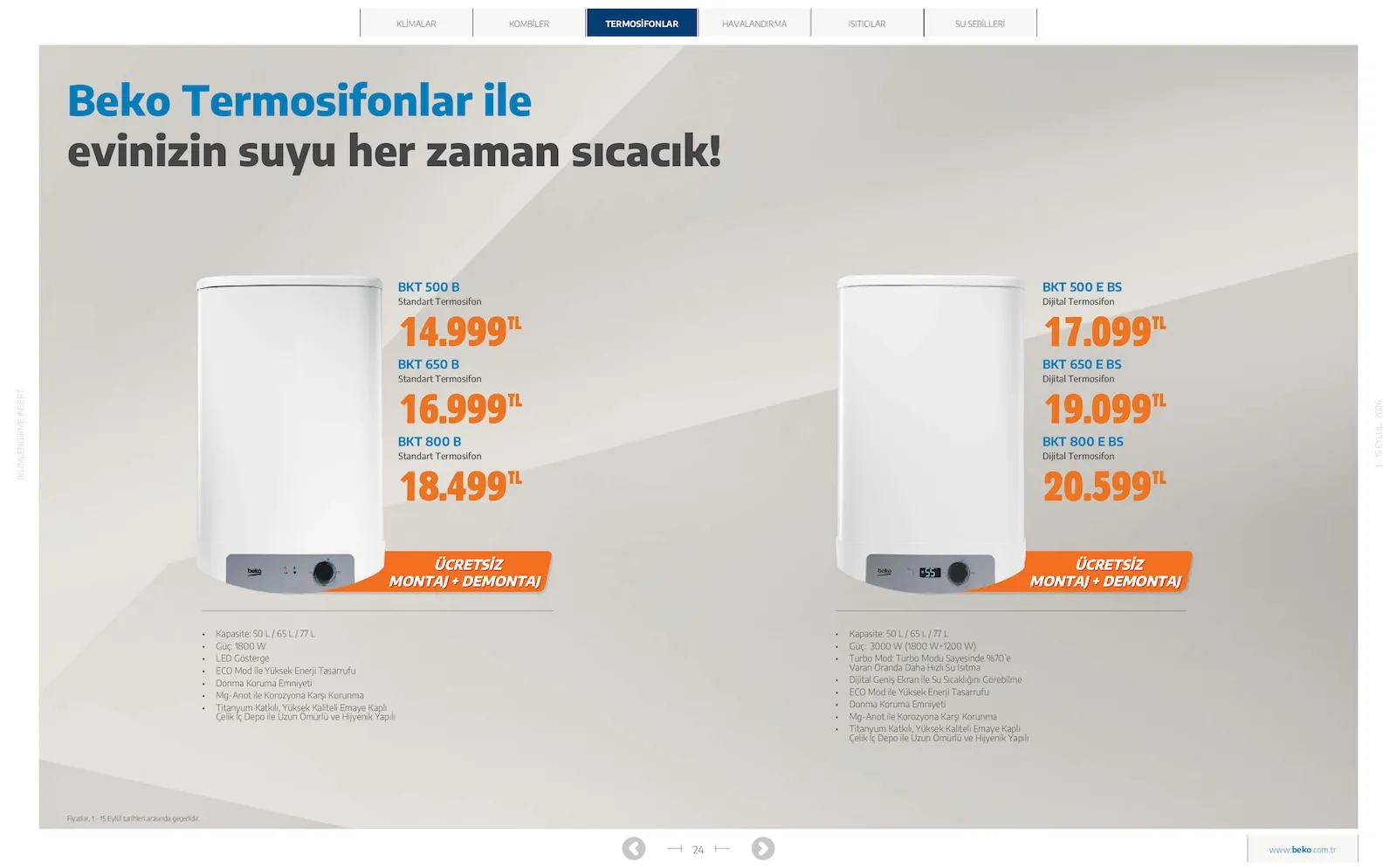 Beko broşürü sayfa 24