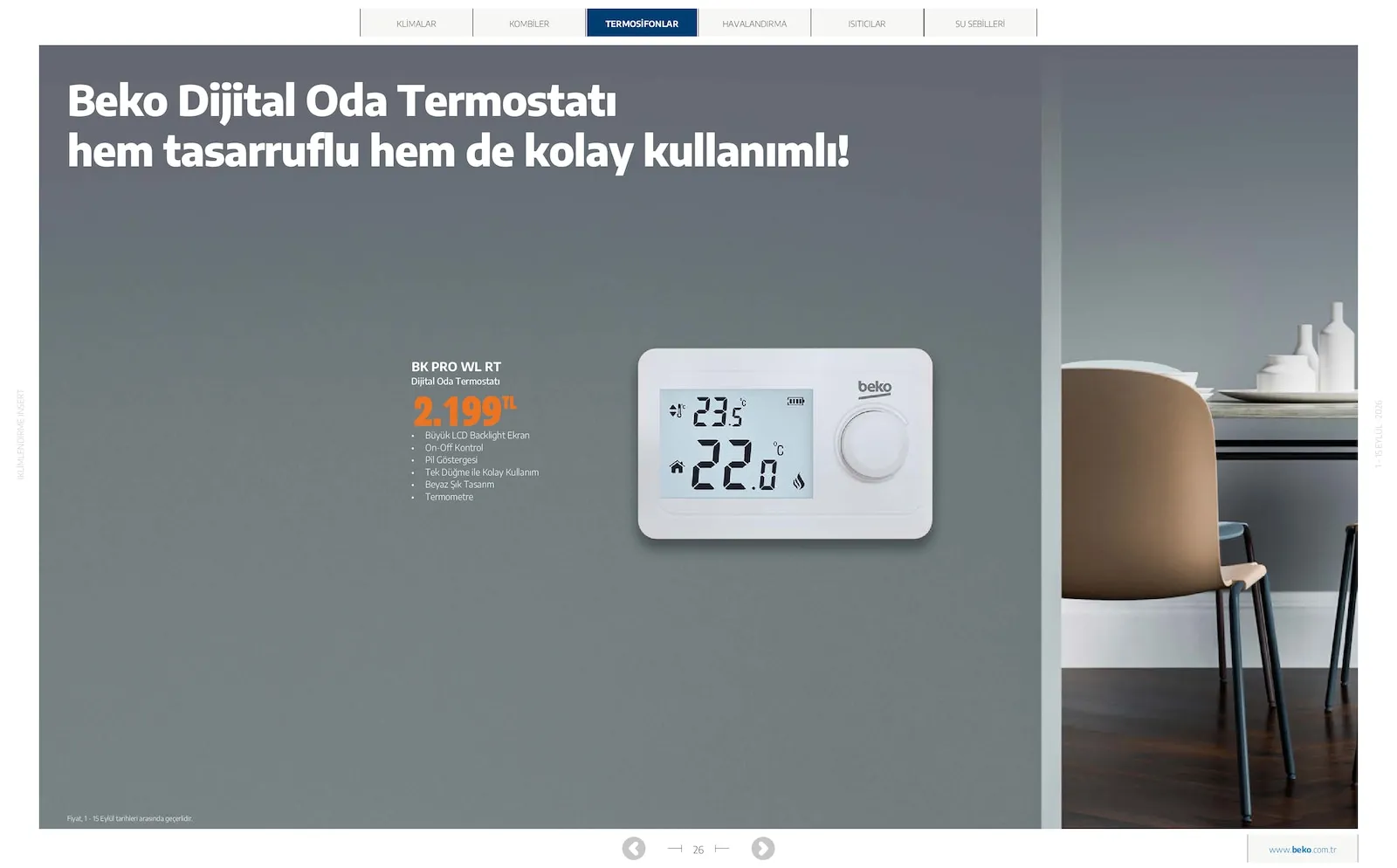 Beko broşürü sayfa 26