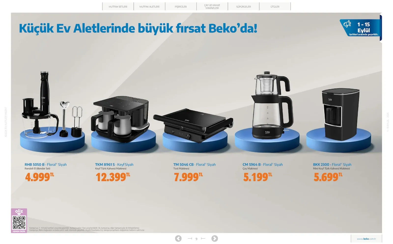 Beko broşürü sayfa 9