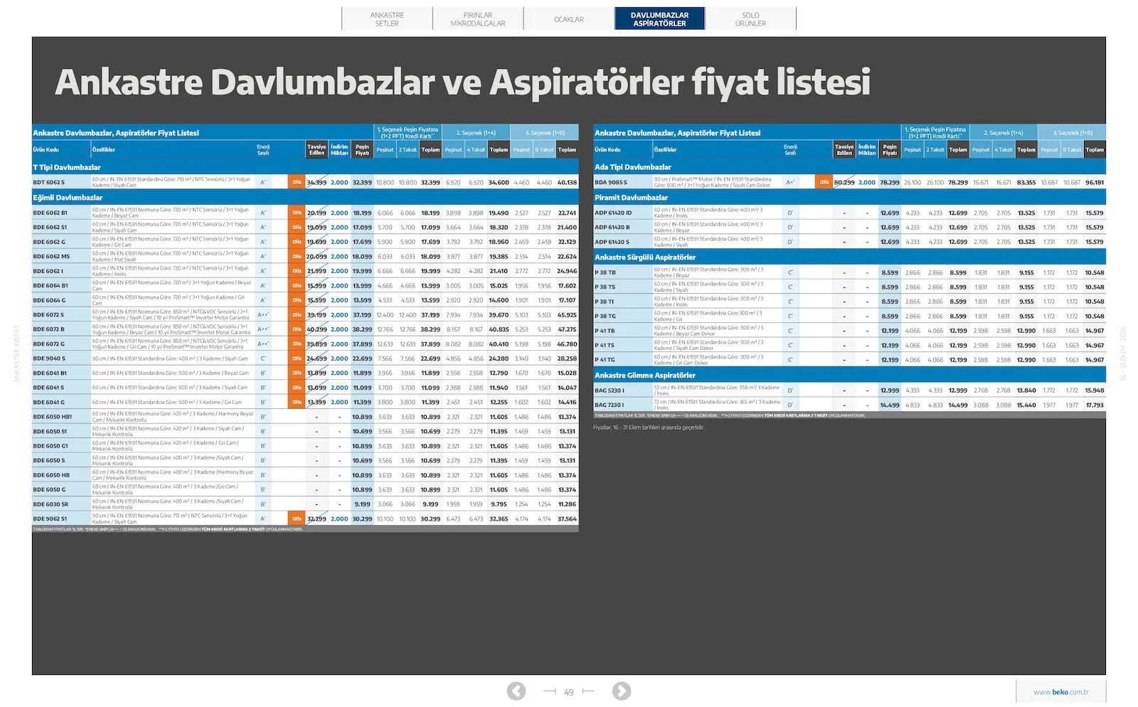 Beko broşürü sayfa 49