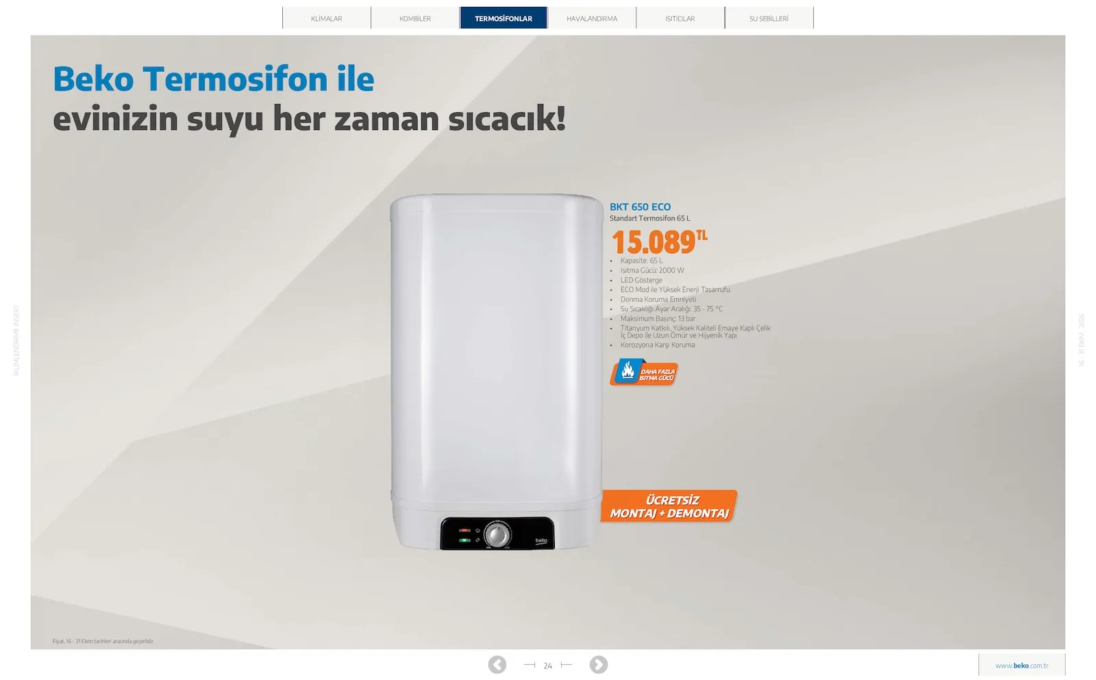 Beko broşürü sayfa 24
