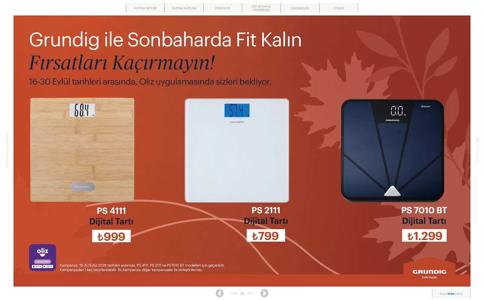 Beko broşürü sayfa 73