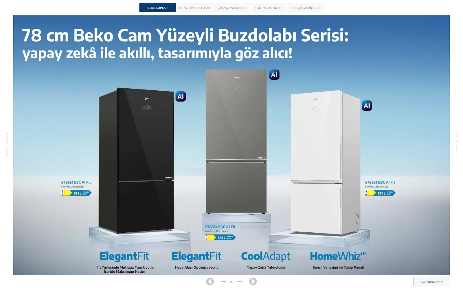 Beko broşürü sayfa 18