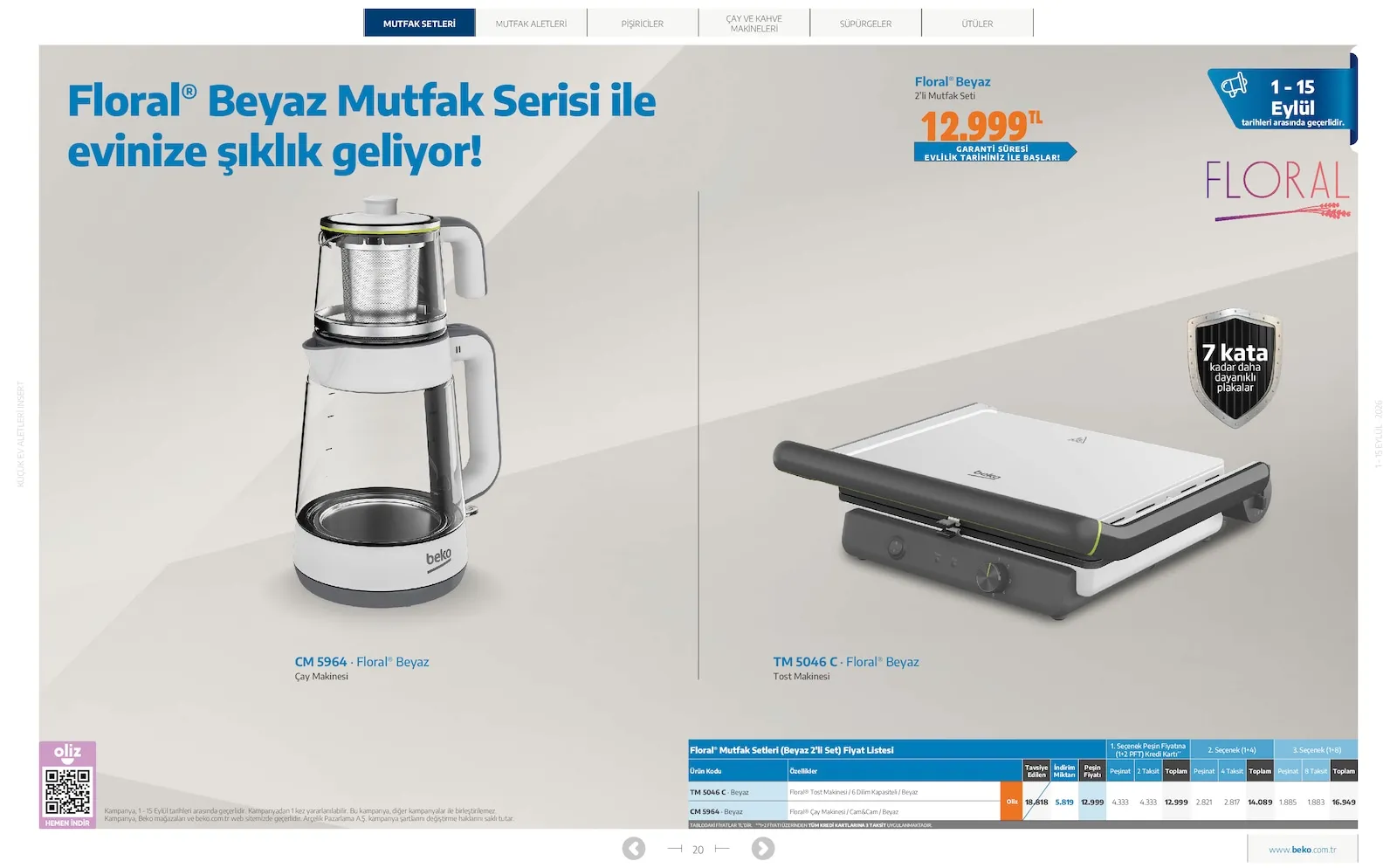Beko broşürü sayfa 20