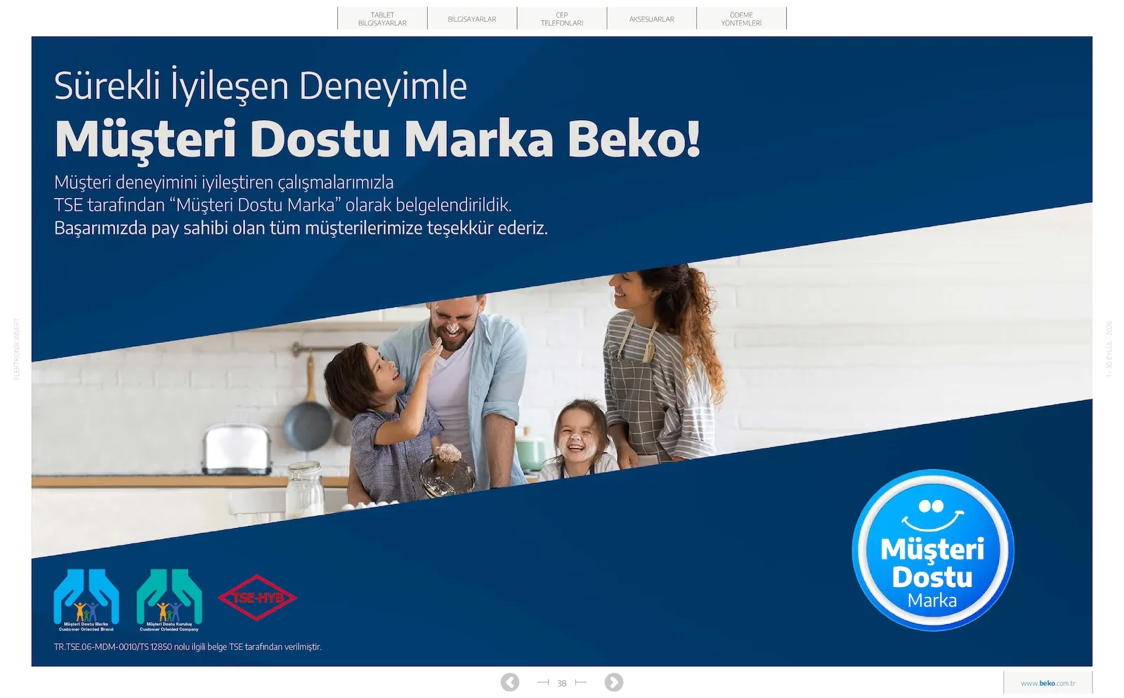 Beko broşürü sayfa 38