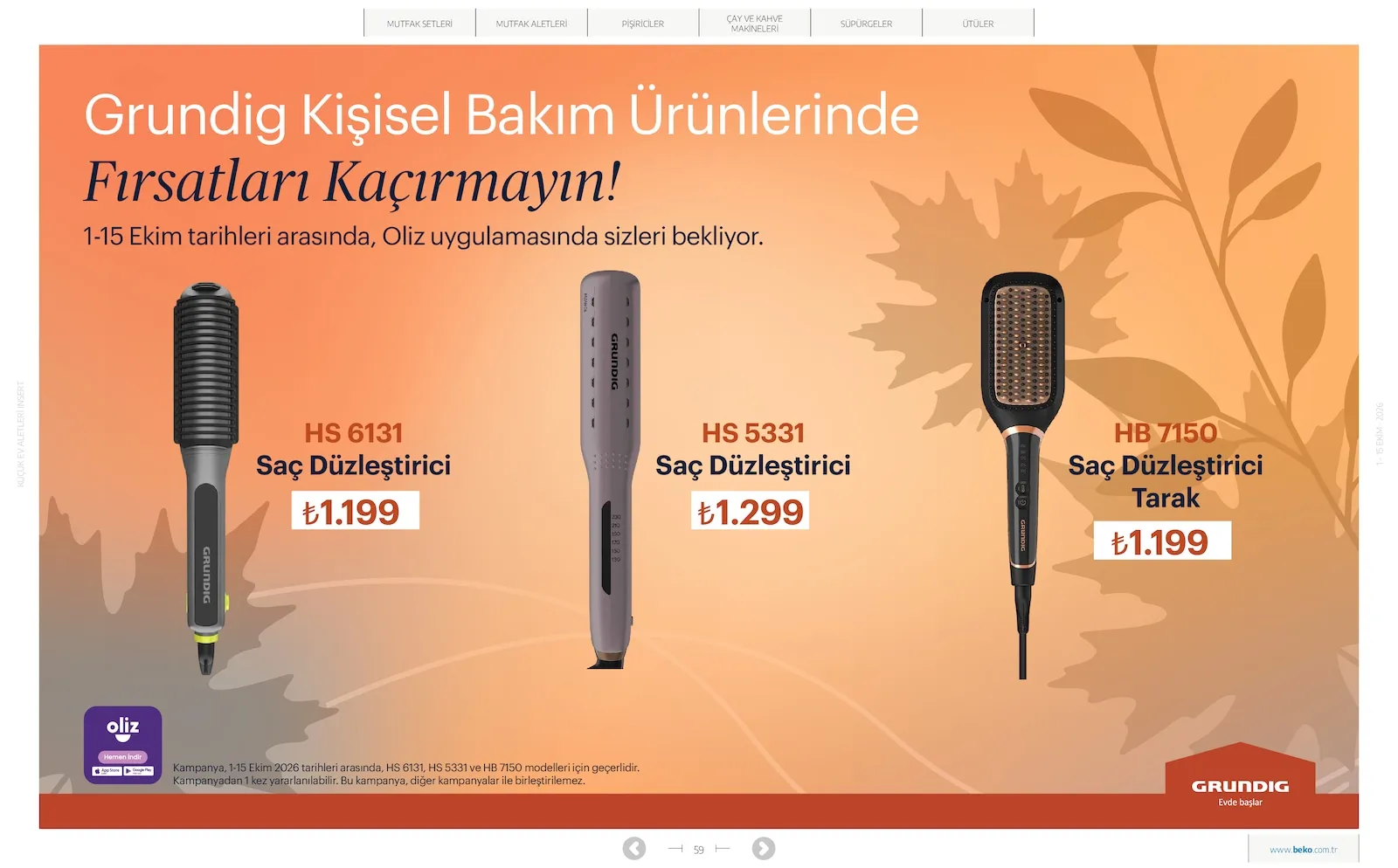 Beko broşürü sayfa 59