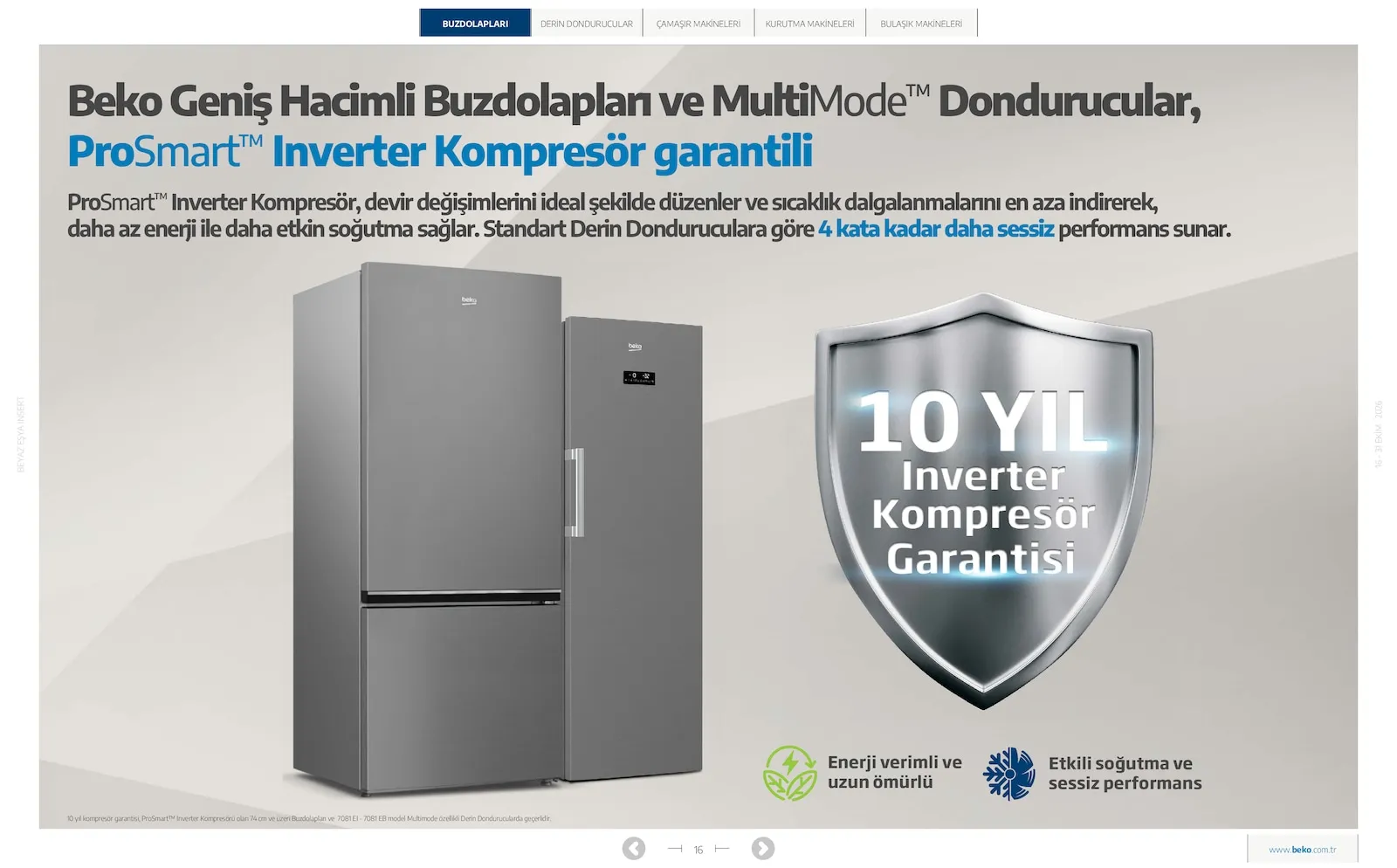 Beko broşürü sayfa 16