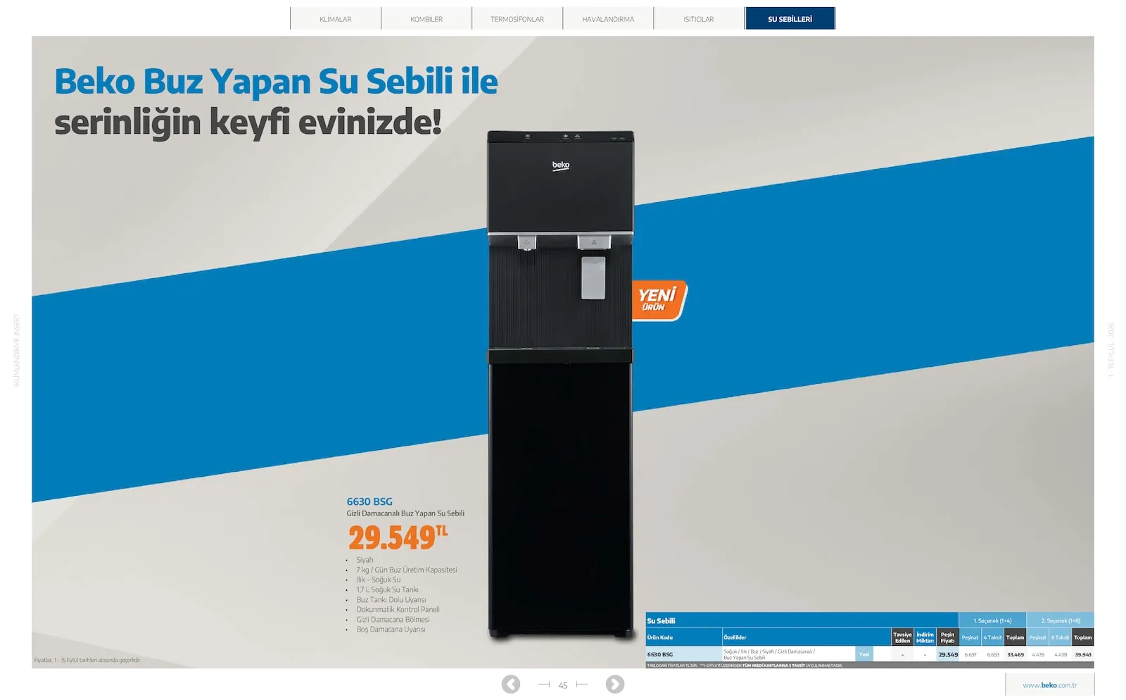 Beko broşürü sayfa 45