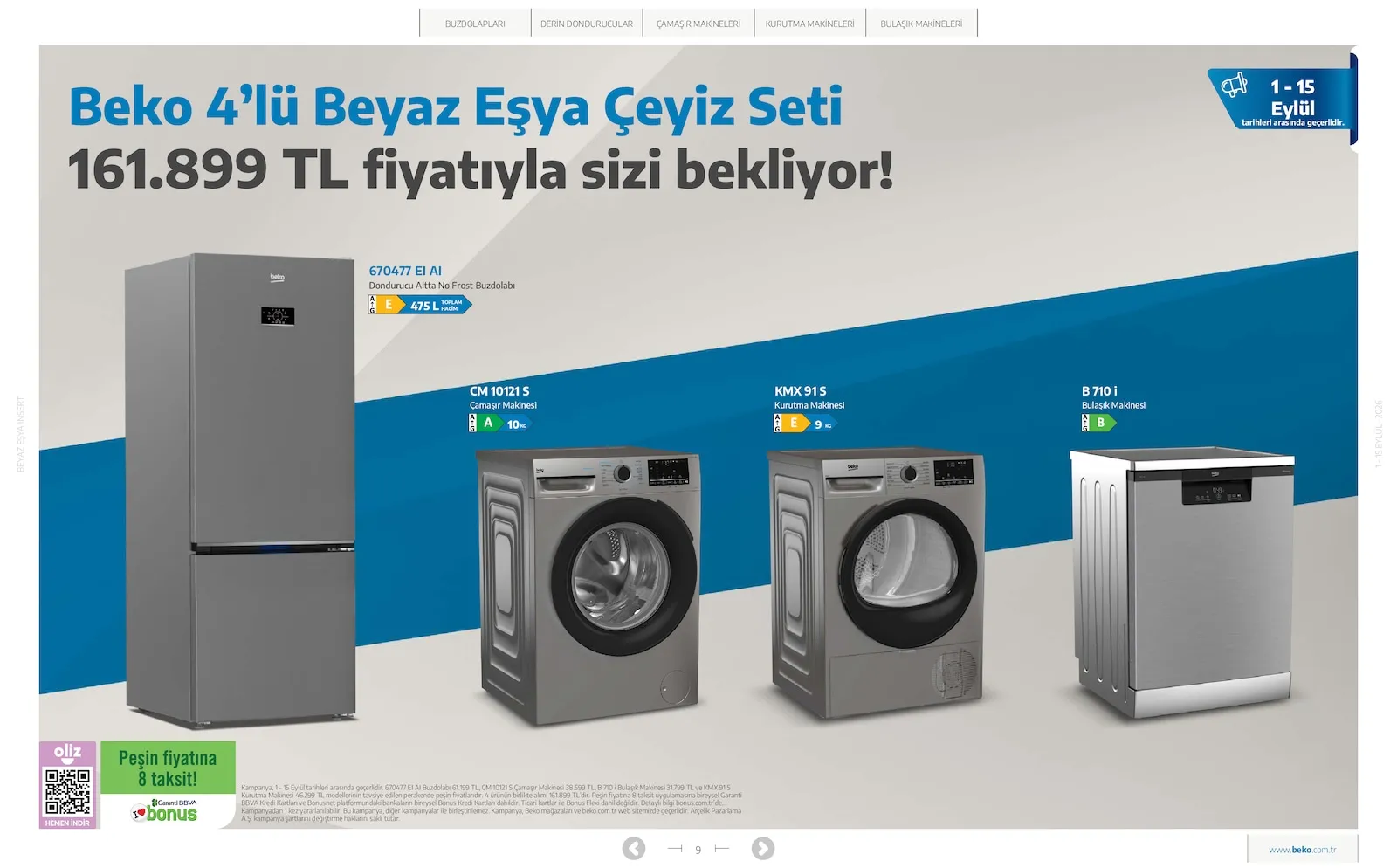 Beko broşürü sayfa 9