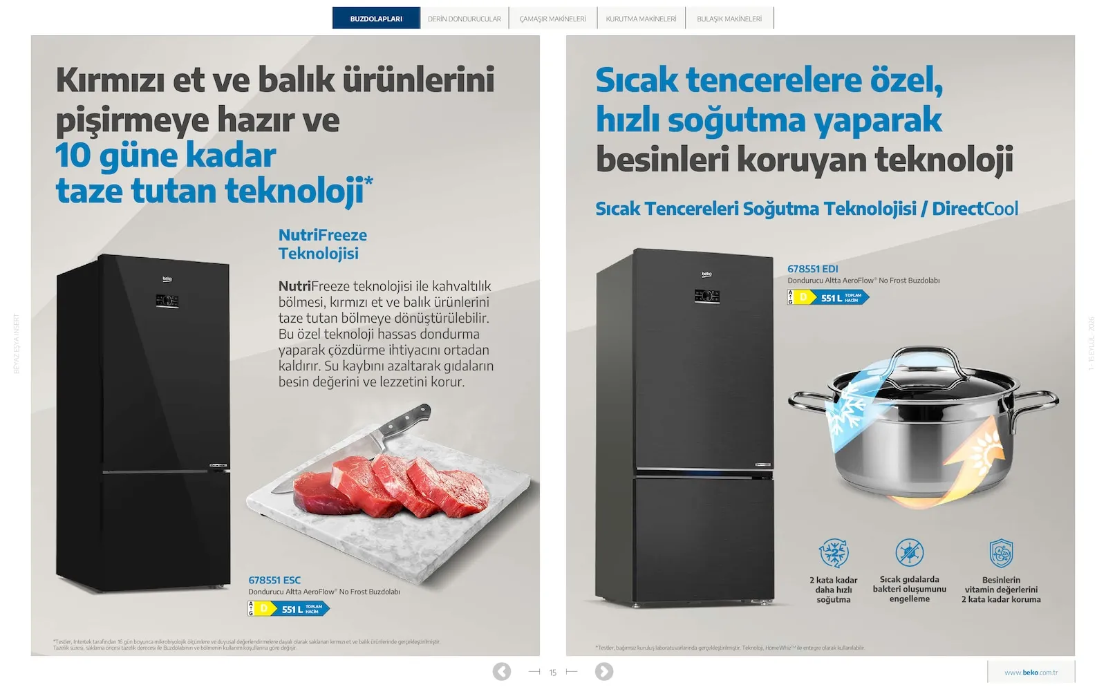 Beko broşürü sayfa 15