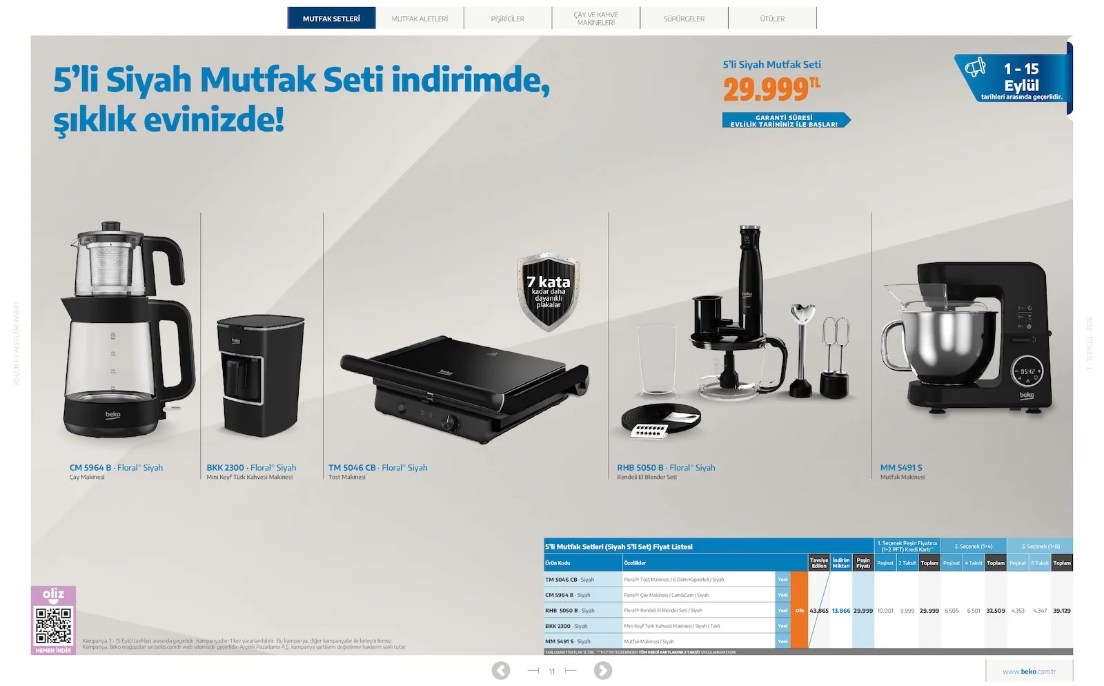Beko broşürü sayfa 11