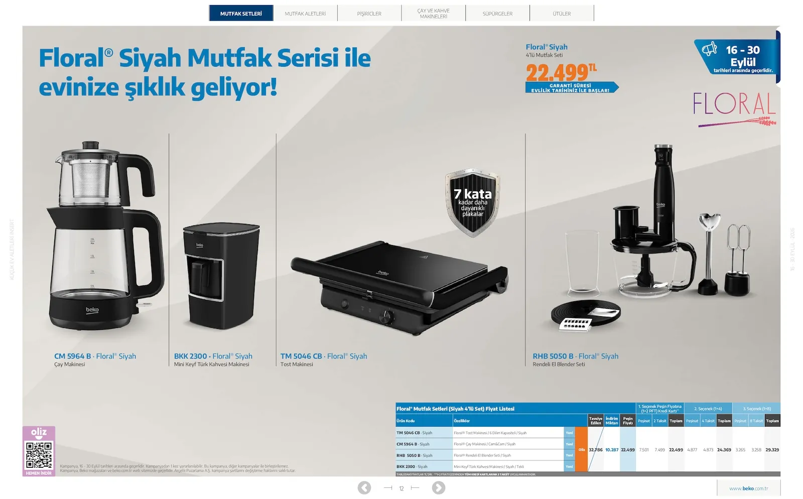 Beko broşürü sayfa 12