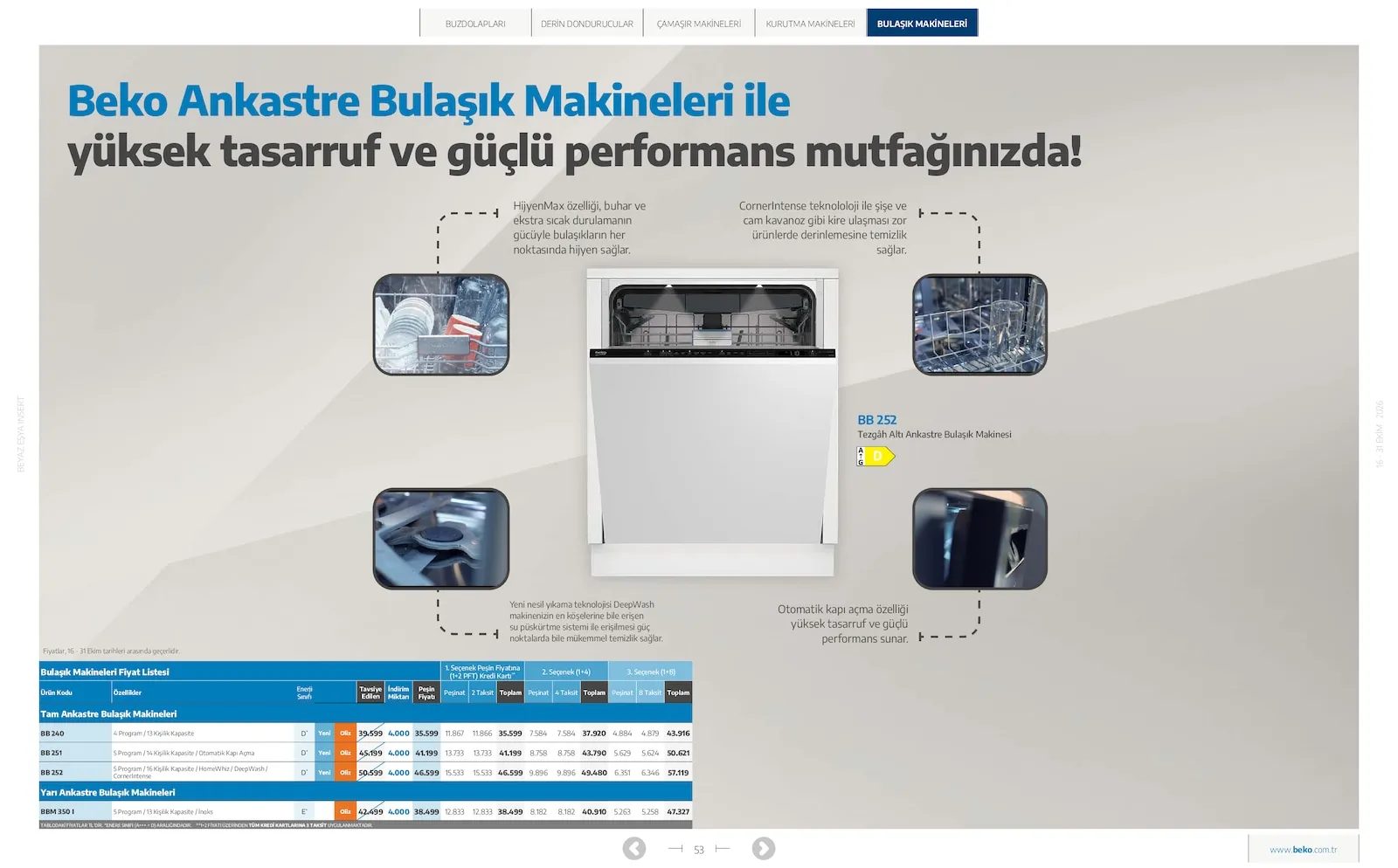 Beko broşürü sayfa 53
