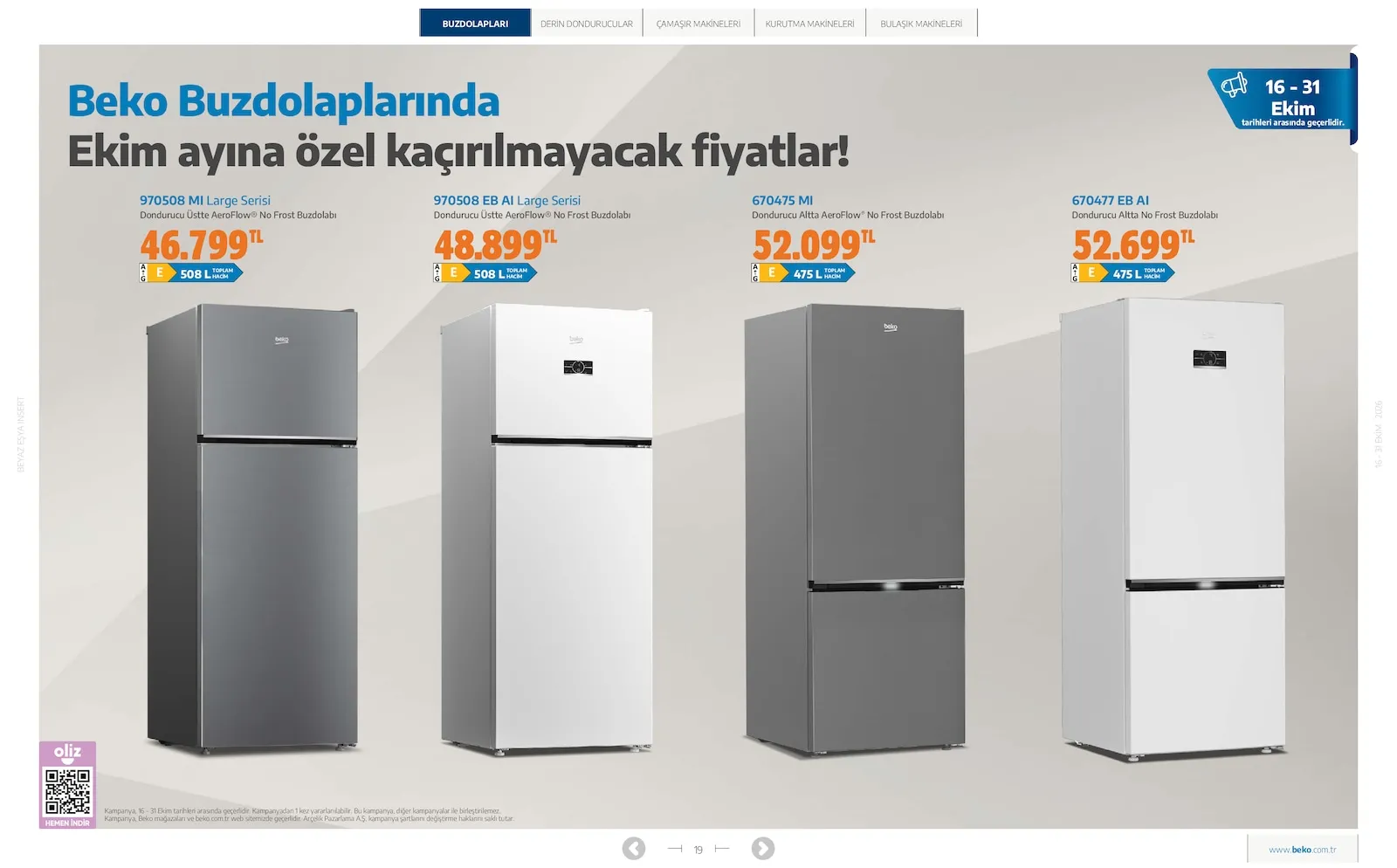 Beko broşürü sayfa 19