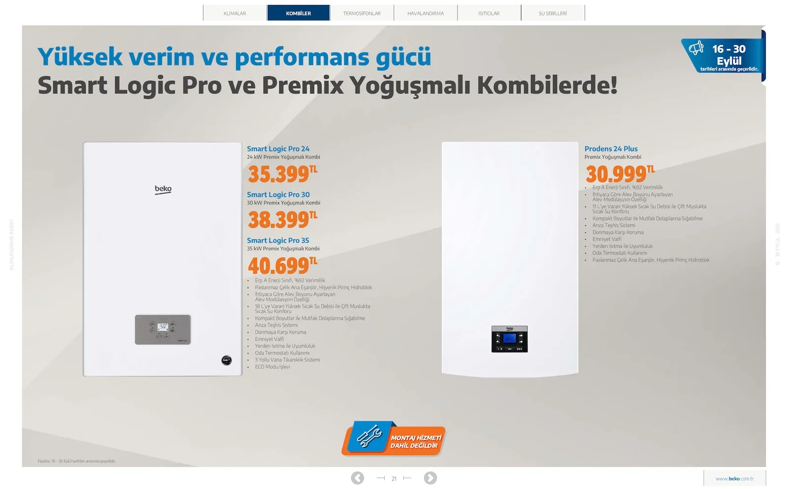 Beko broşürü sayfa 21