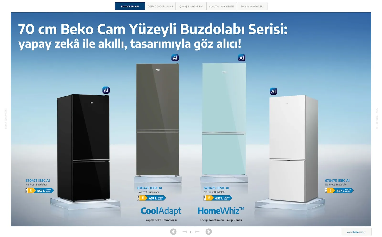 Beko broşürü sayfa 19