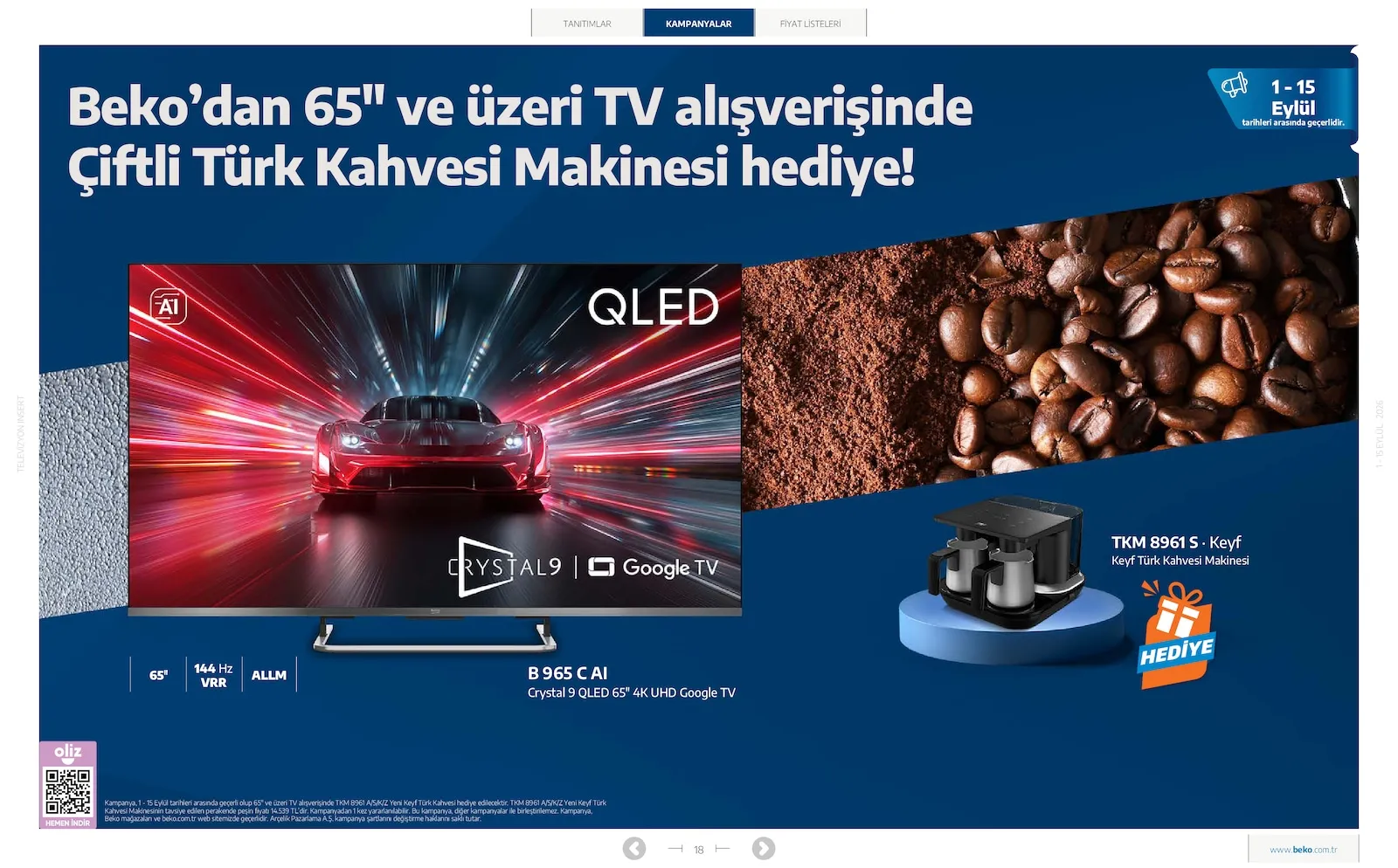 Beko broşürü sayfa 18