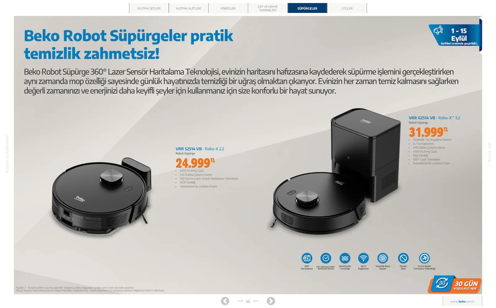 Beko broşürü sayfa 50