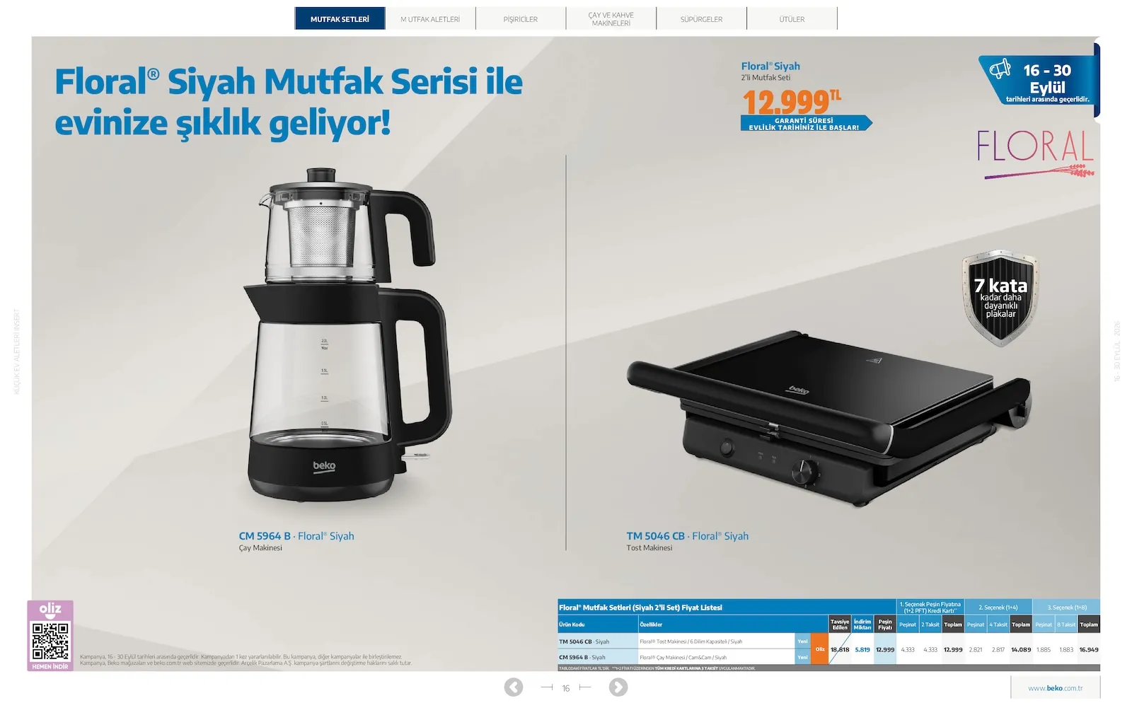Beko broşürü sayfa 16