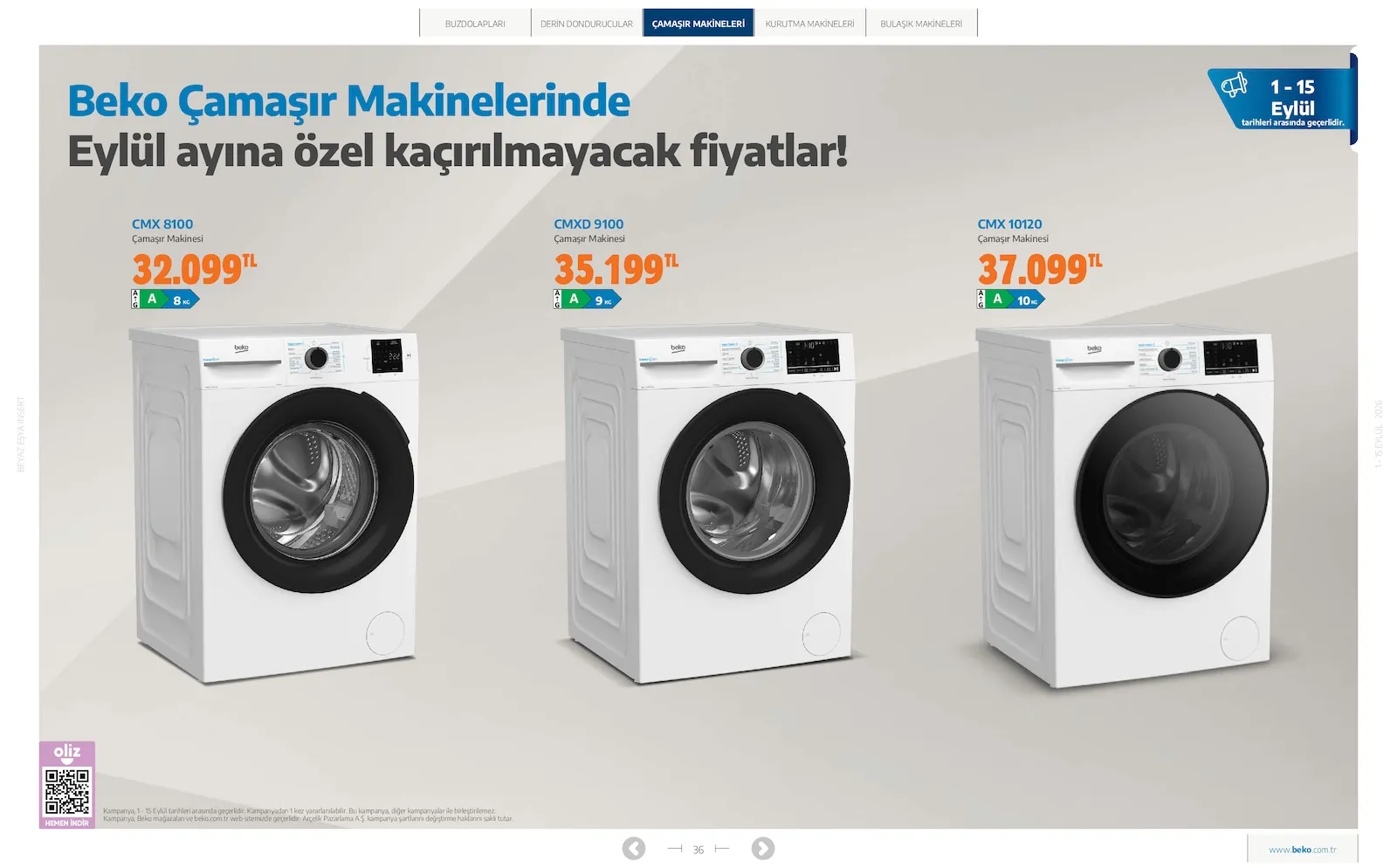 Beko broşürü sayfa 36