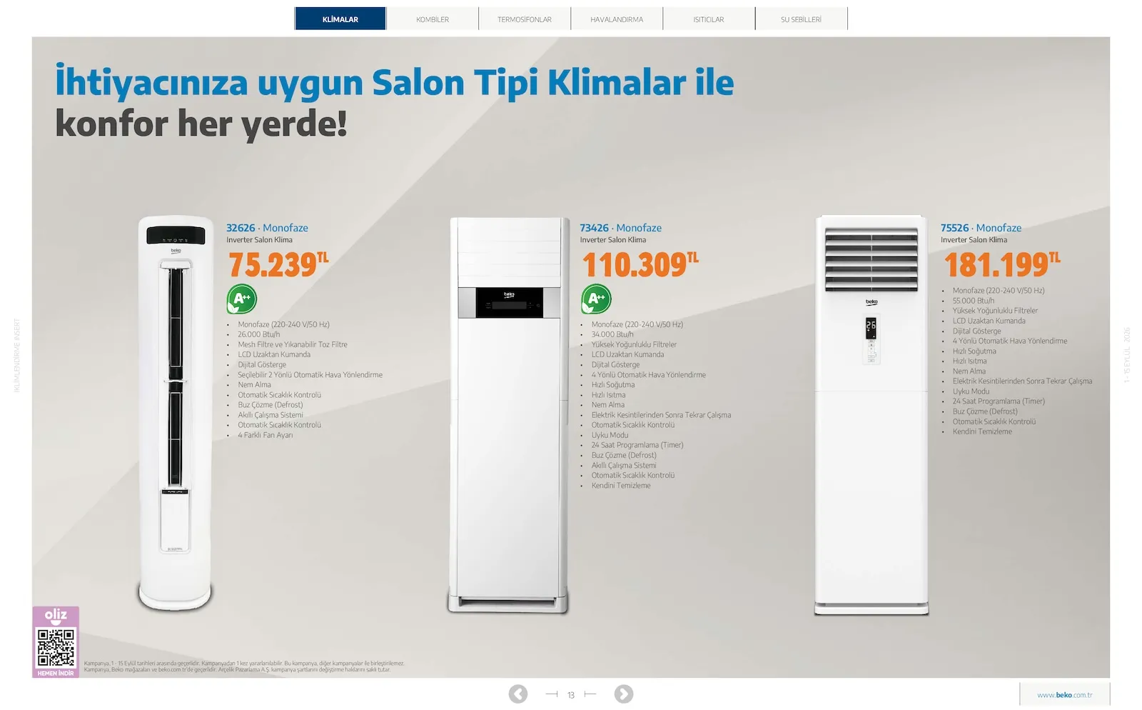 Beko broşürü sayfa 13