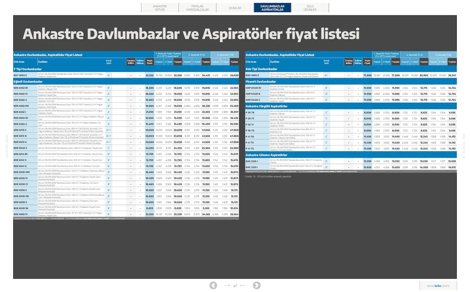 Beko broşürü sayfa 47