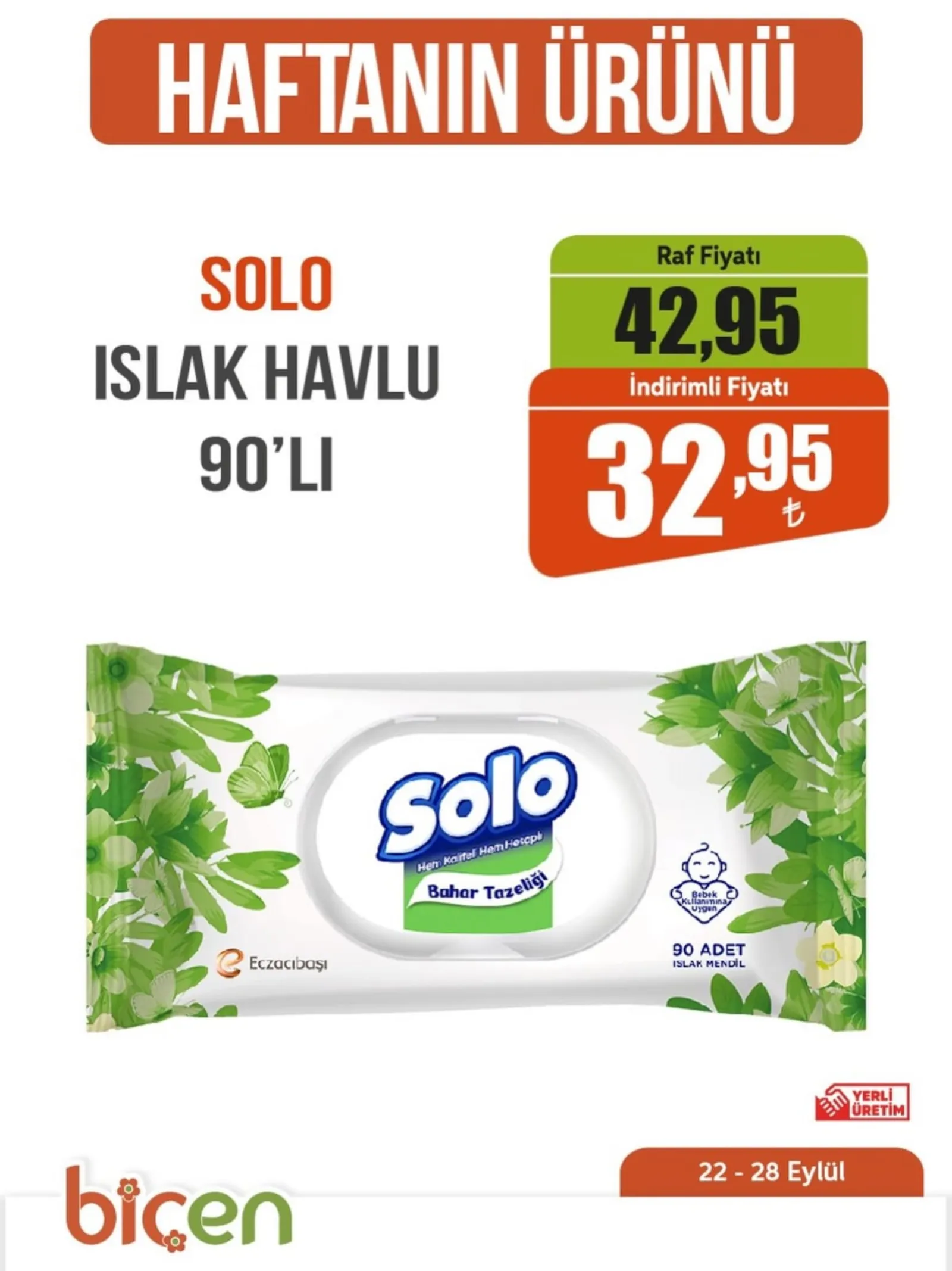 Biçen Market broşürü sayfa 1