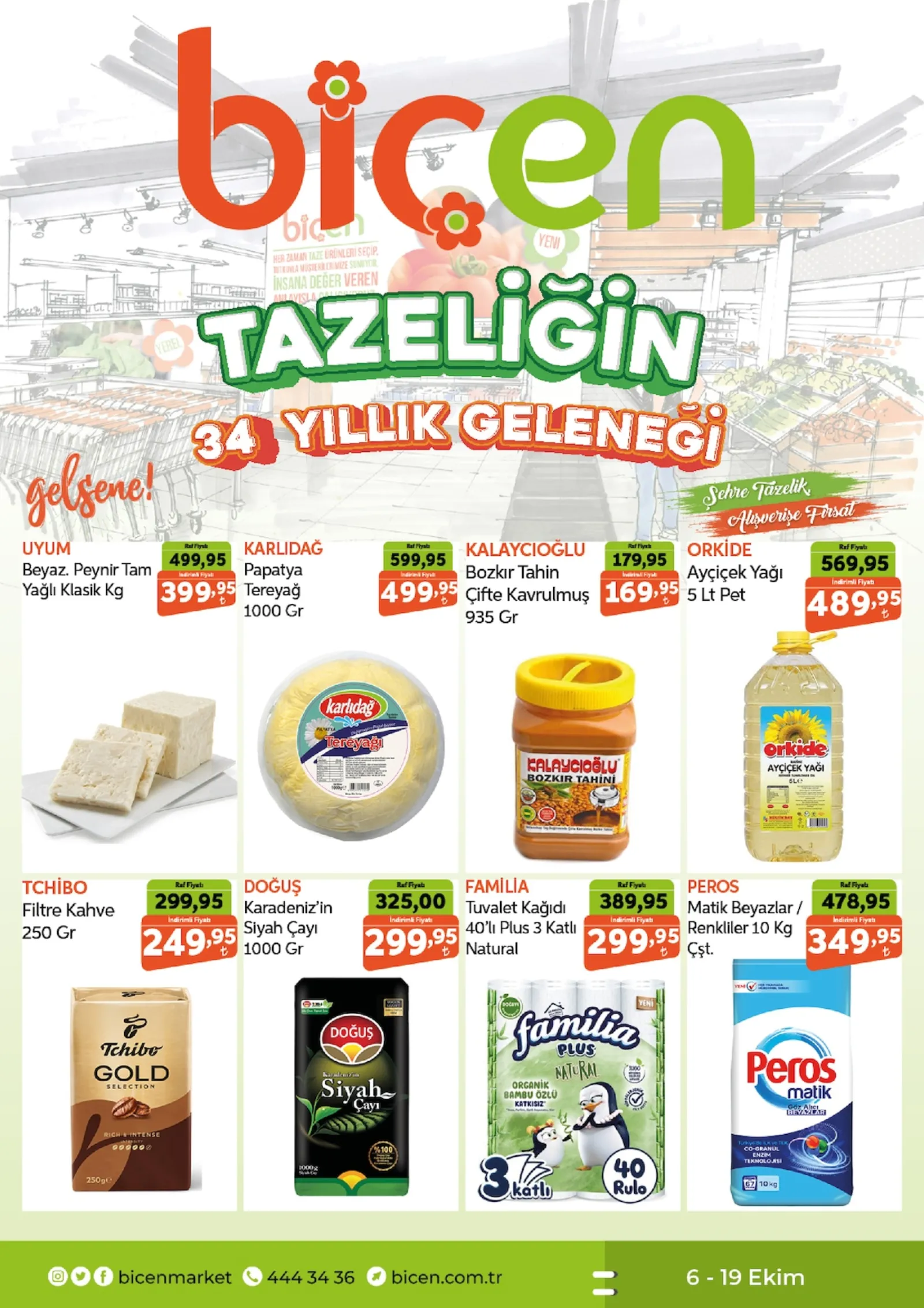 Biçen Market broşürü sayfa 1