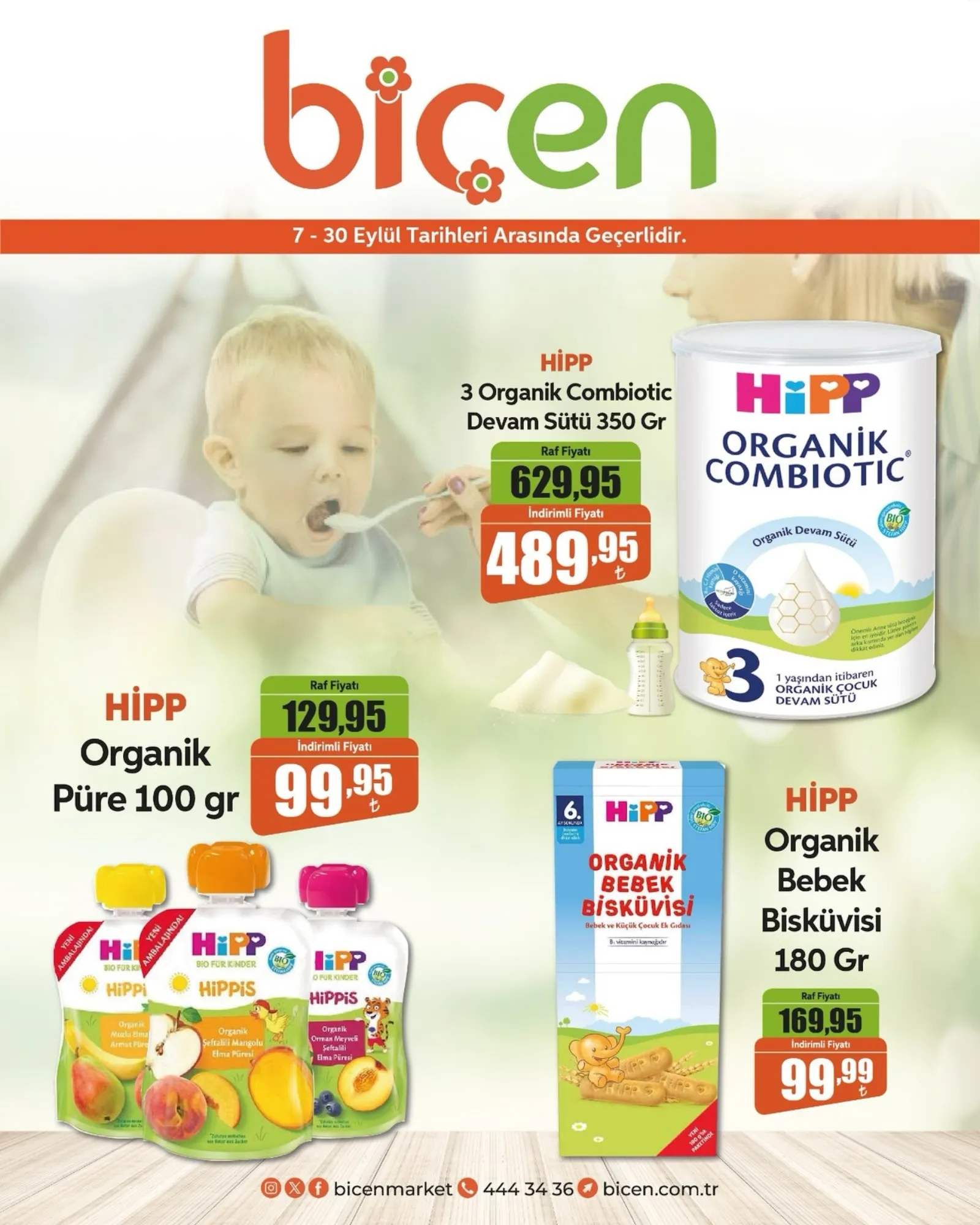 Biçen Market broşürü sayfa 1