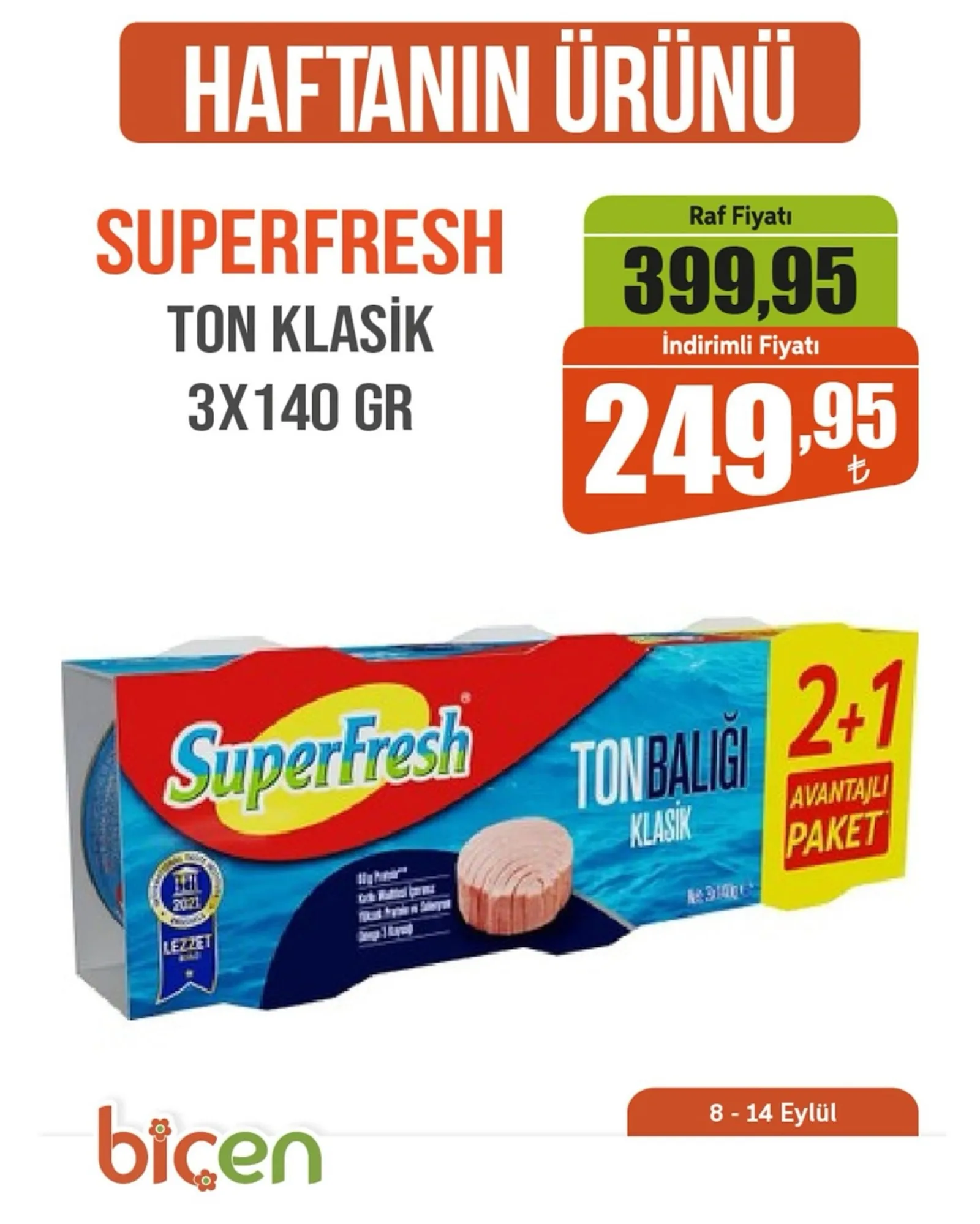 Biçen Market broşürü sayfa 1
