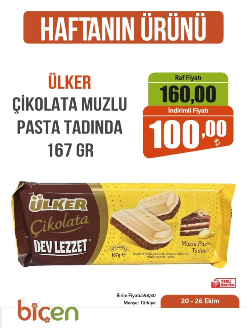Biçen Market broşürü