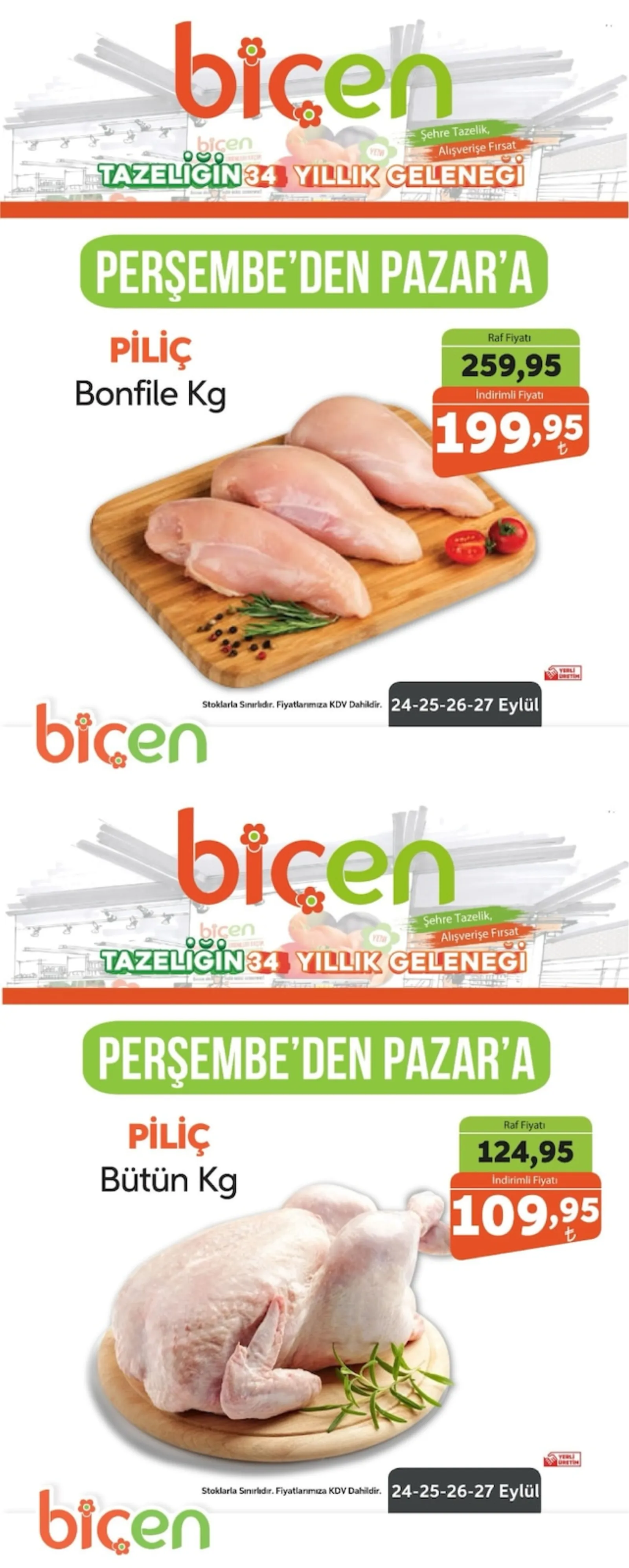 Biçen Market broşürü sayfa 2